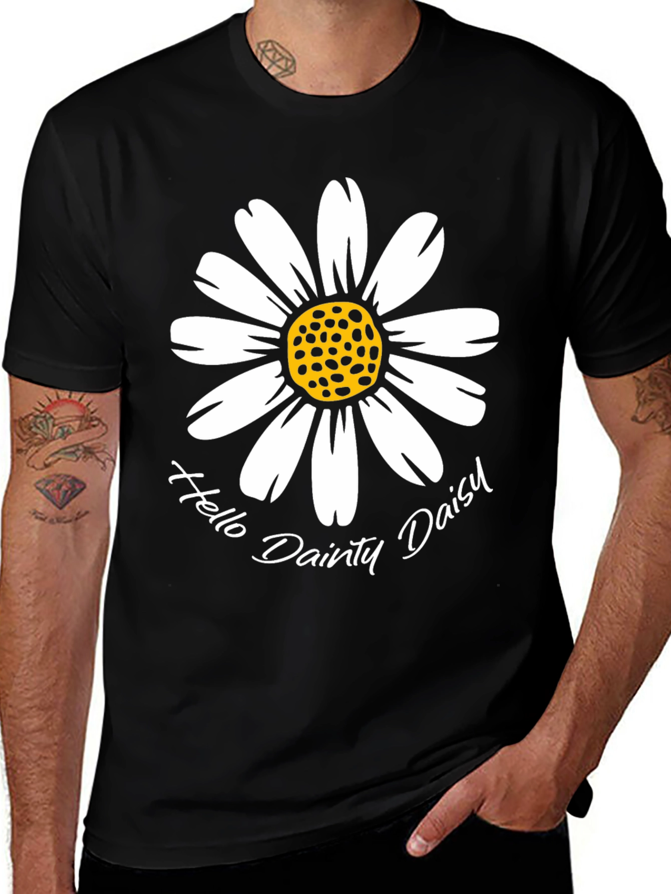Variant 19 of Hello Dainty Daisy Graphic T-Shirt