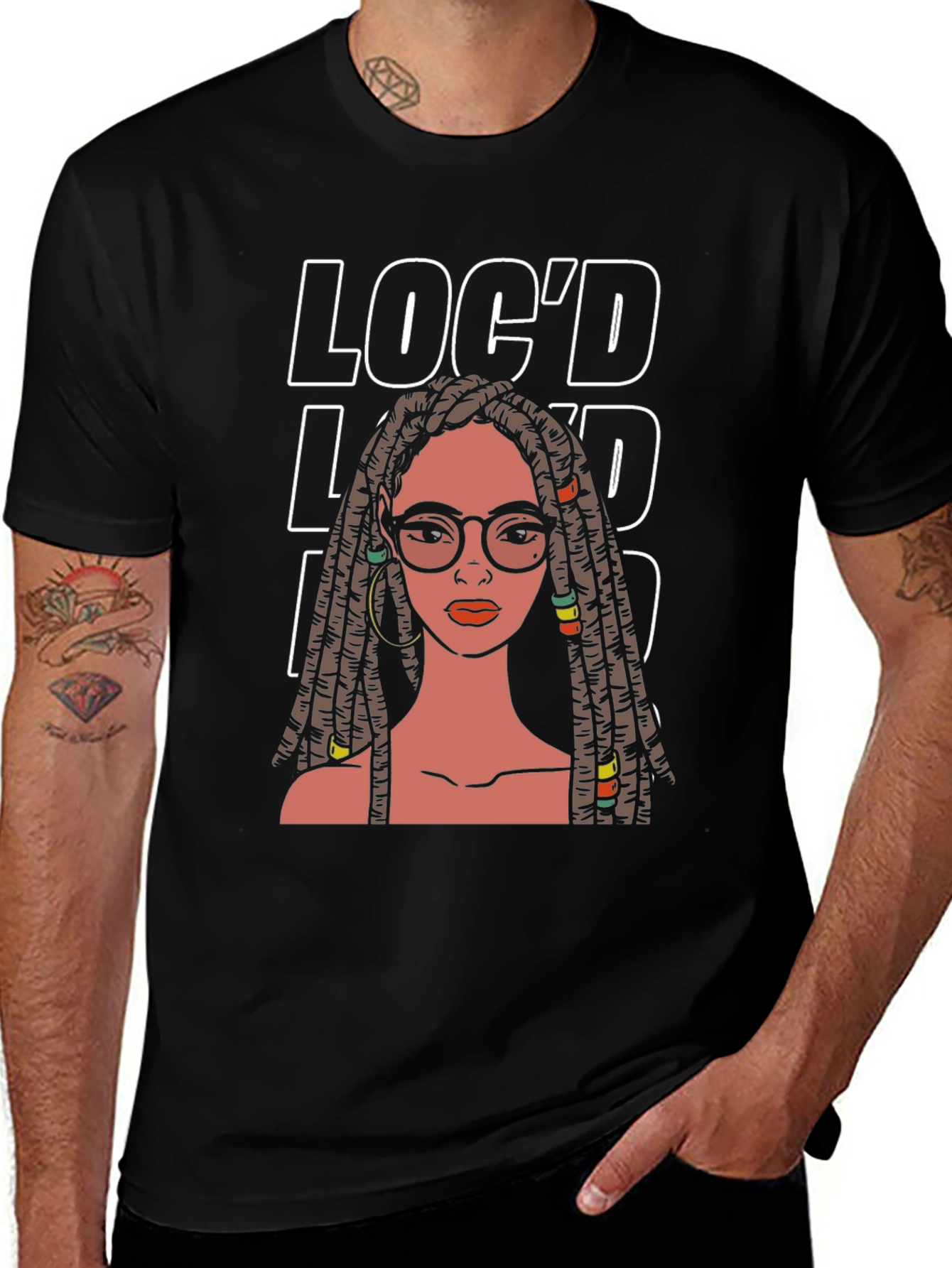 Loc'd T-Shirt - Stylish Graphic Tee