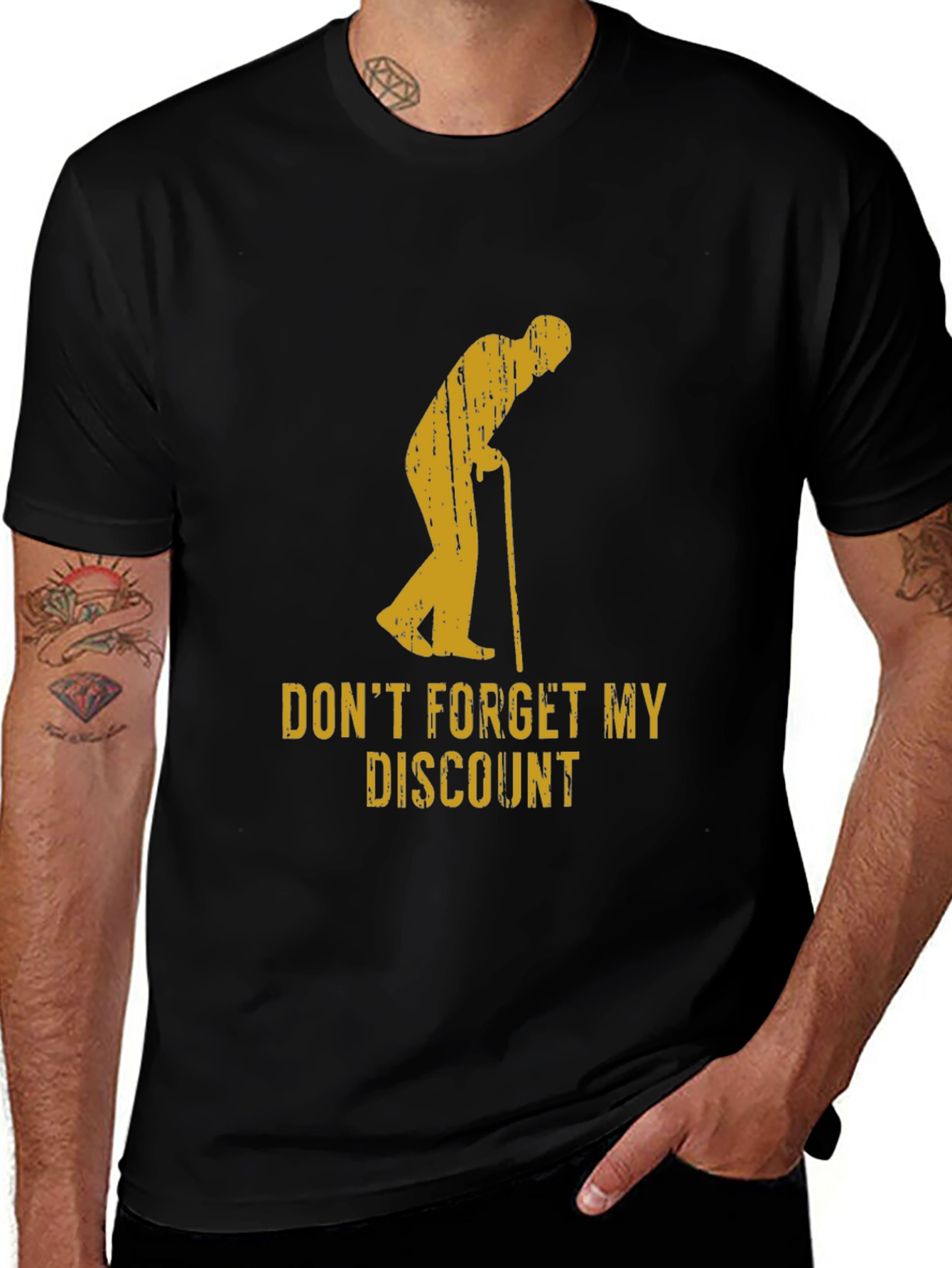 Variant 12 of Funny Old Man Discount T-Shirt