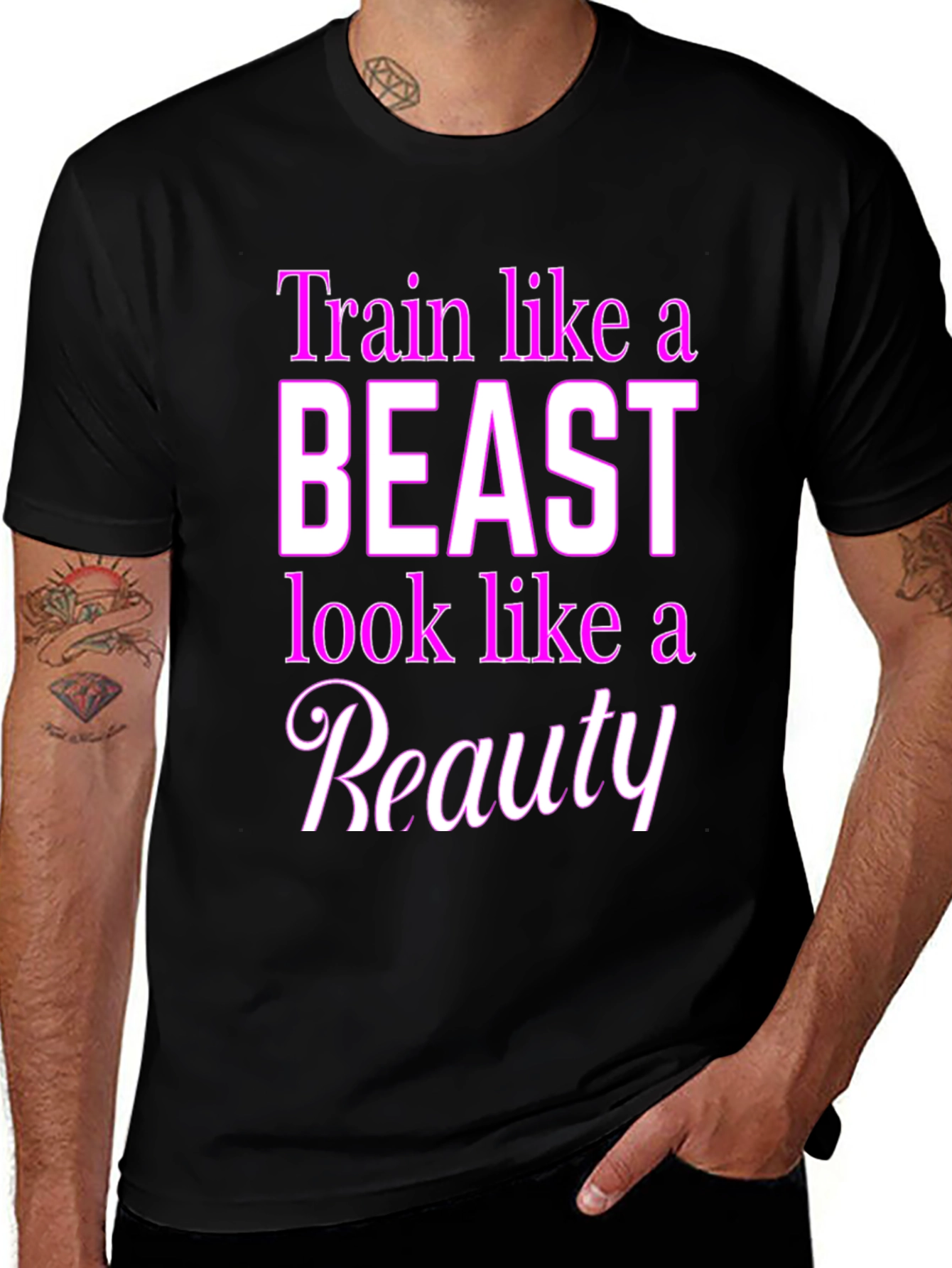 Train Like a Beast Graphic T-Shirt