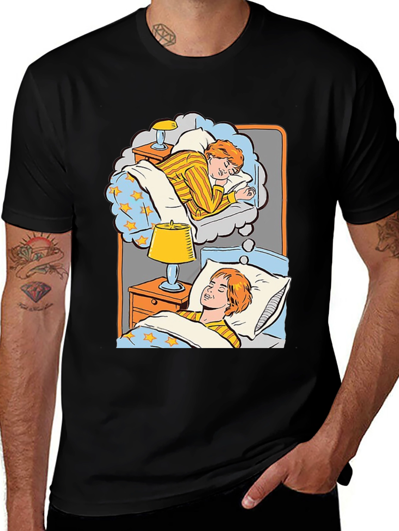 Variant 9 of Dream Within a Dream T-Shirt - Cotton Graphic Tee