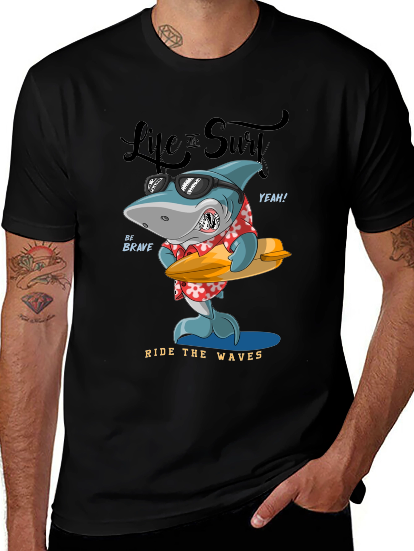Variant 17 of Life in Surf Shark Tee