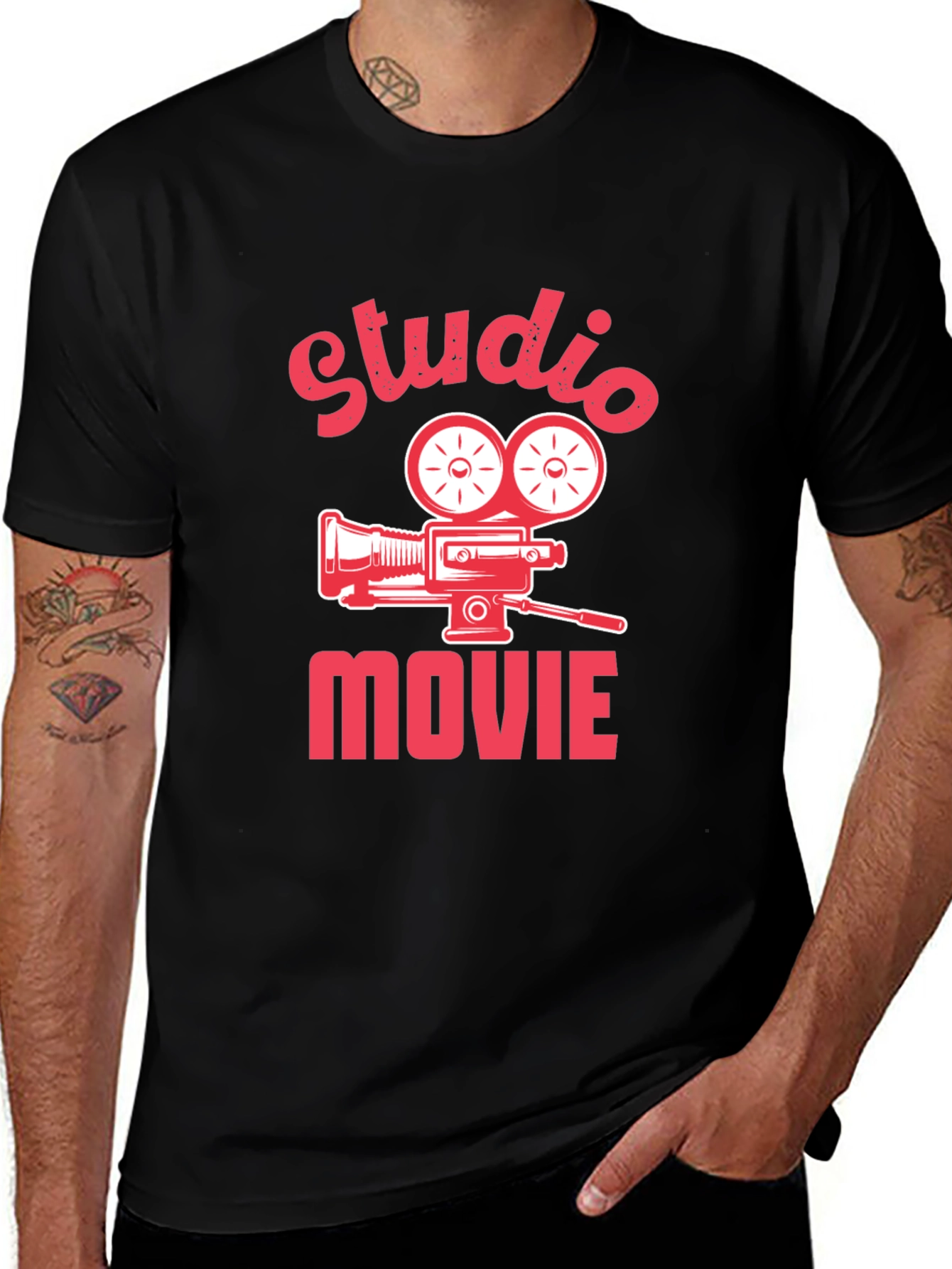 Variant 8 of Studio Movie T-Shirt - Retro Film Camera Design