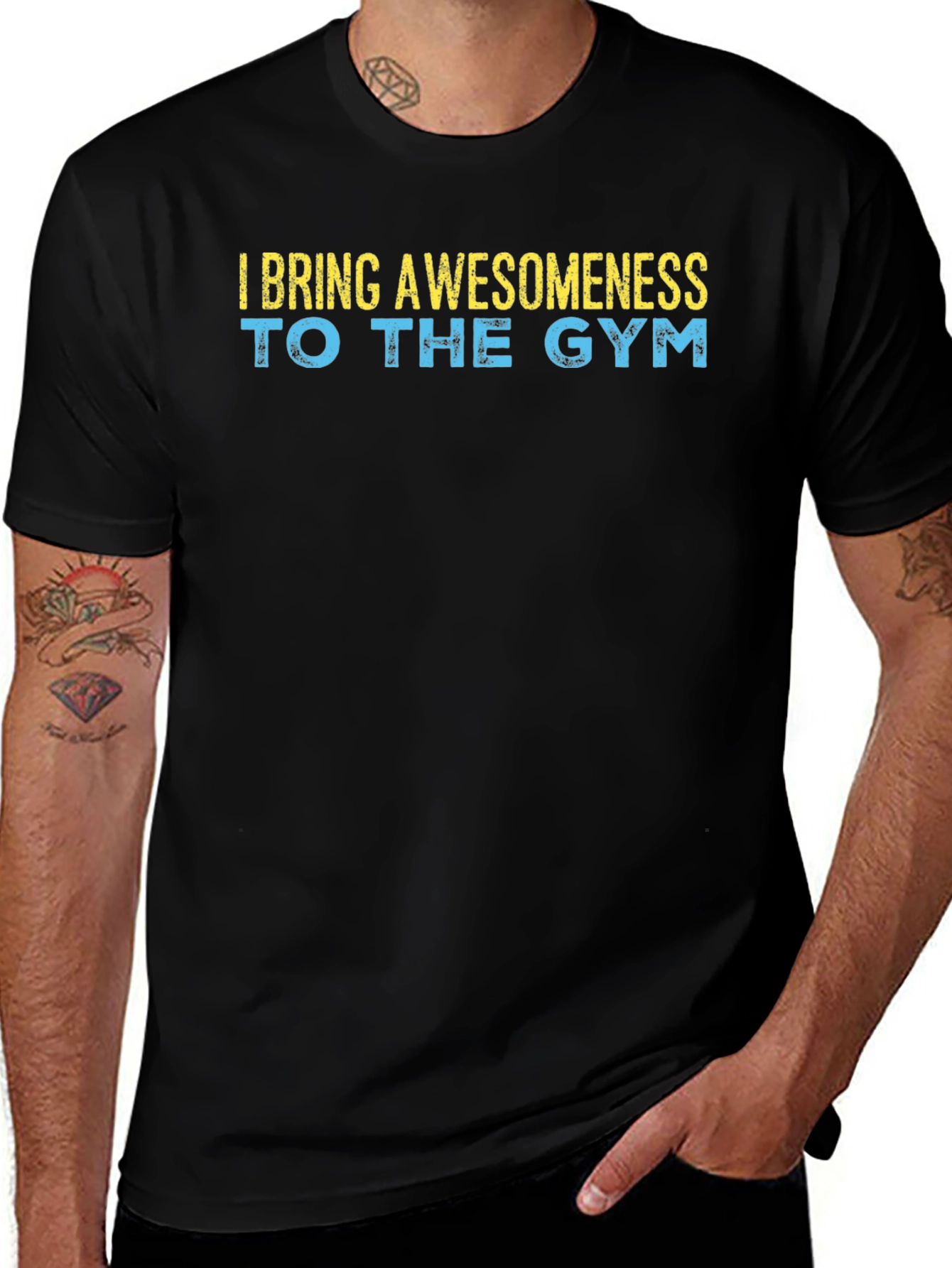 Variant 7 of Awesomeness Gym T-Shirt - Black