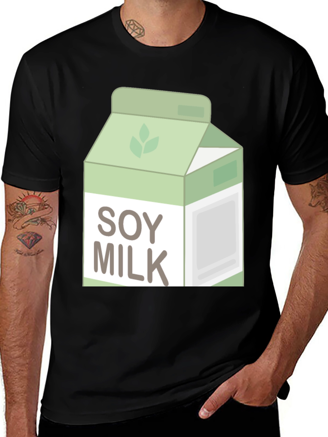 Variant 19 of Soy Milk Carton Graphic T-Shirt - Casual Tee