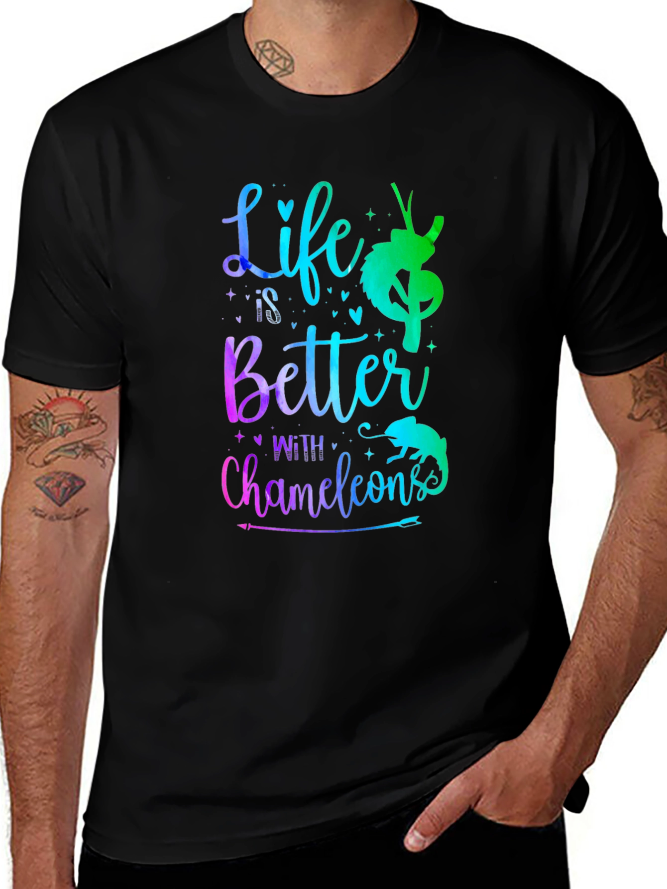Variant 18 of Life is Better with Chameleons T-Shirt