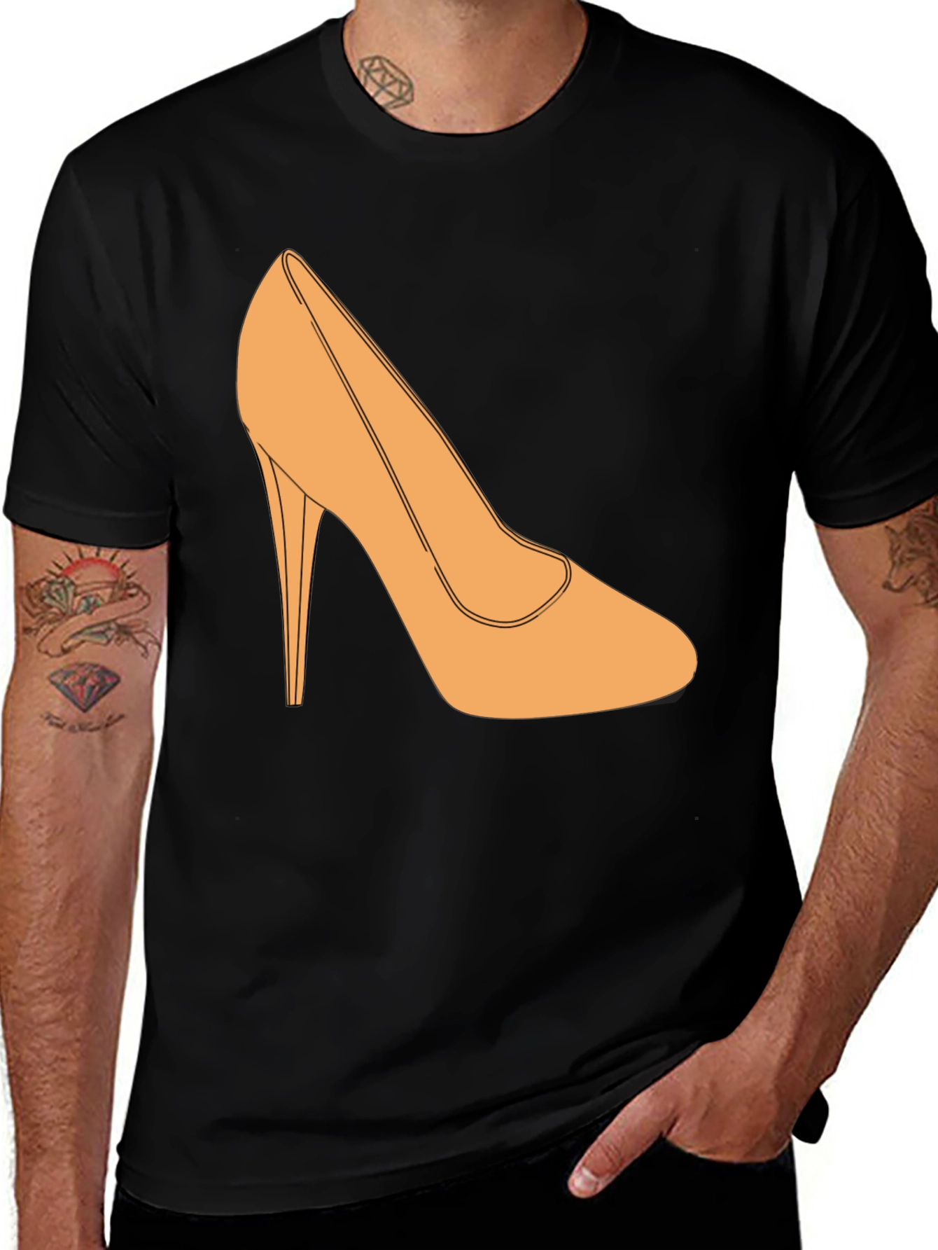 Variant 20 of High Heel Shoe Graphic Tee - Stylish and Fun