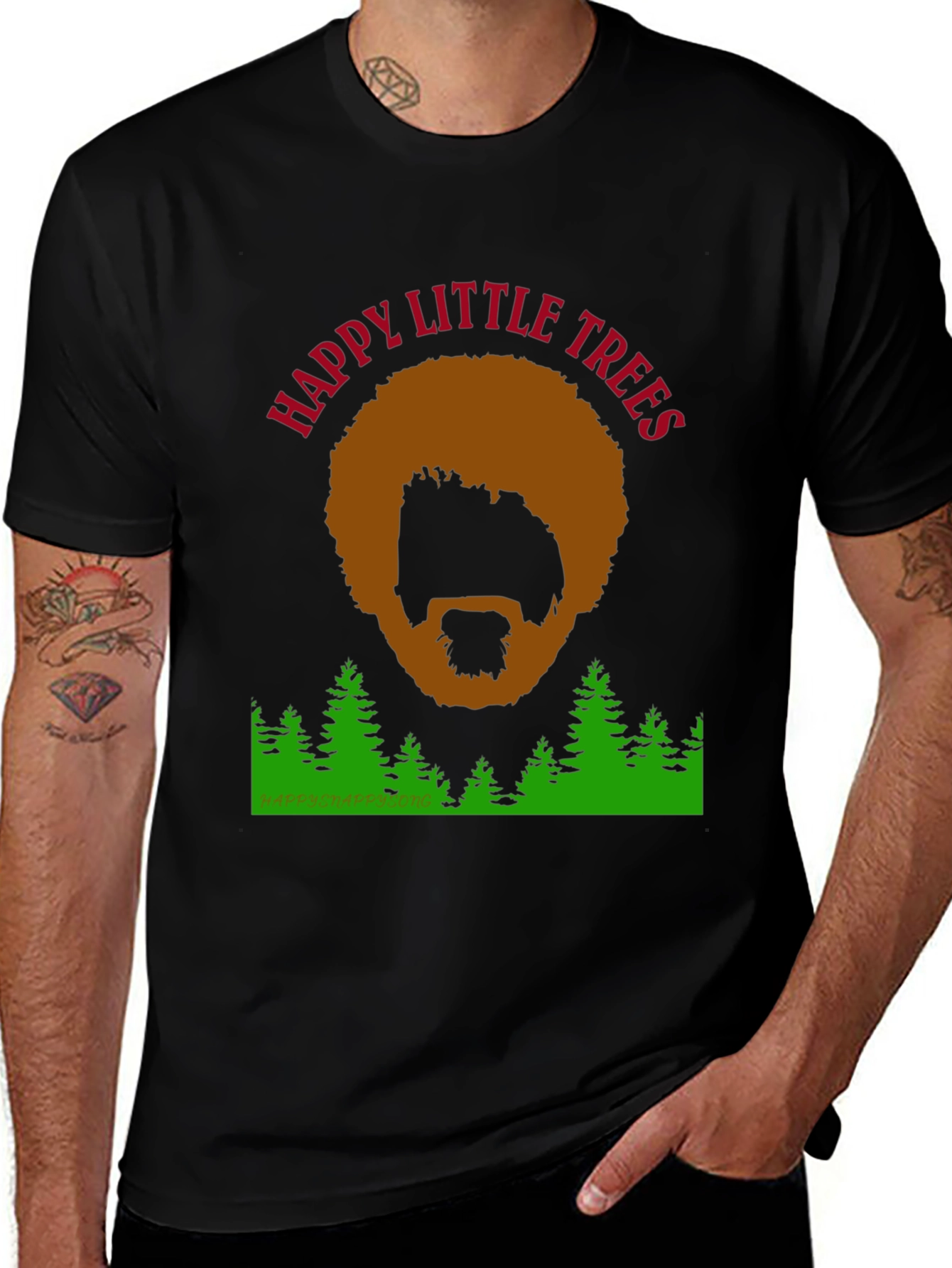 Variant 14 of Happy Little Trees Graphic T-Shirt