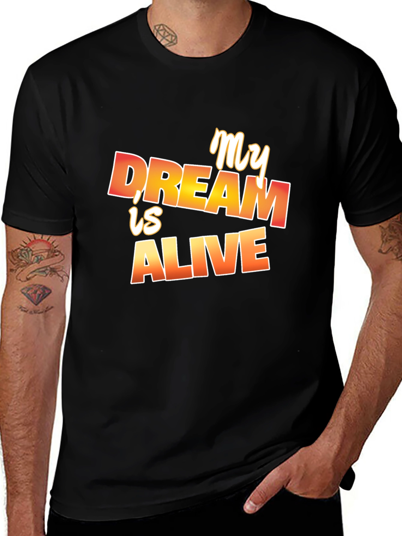 Variant 11 of My Dream Is Alive Graphic Tee - Bold Statement Shirt