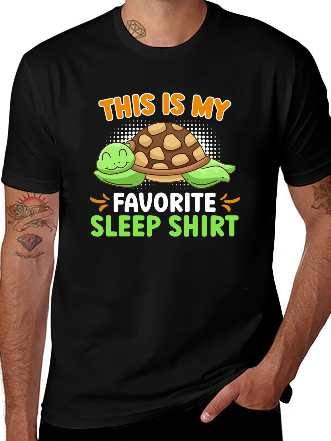 Variant 26 of Turtle Sleep Shirt - Comfy & Fun!