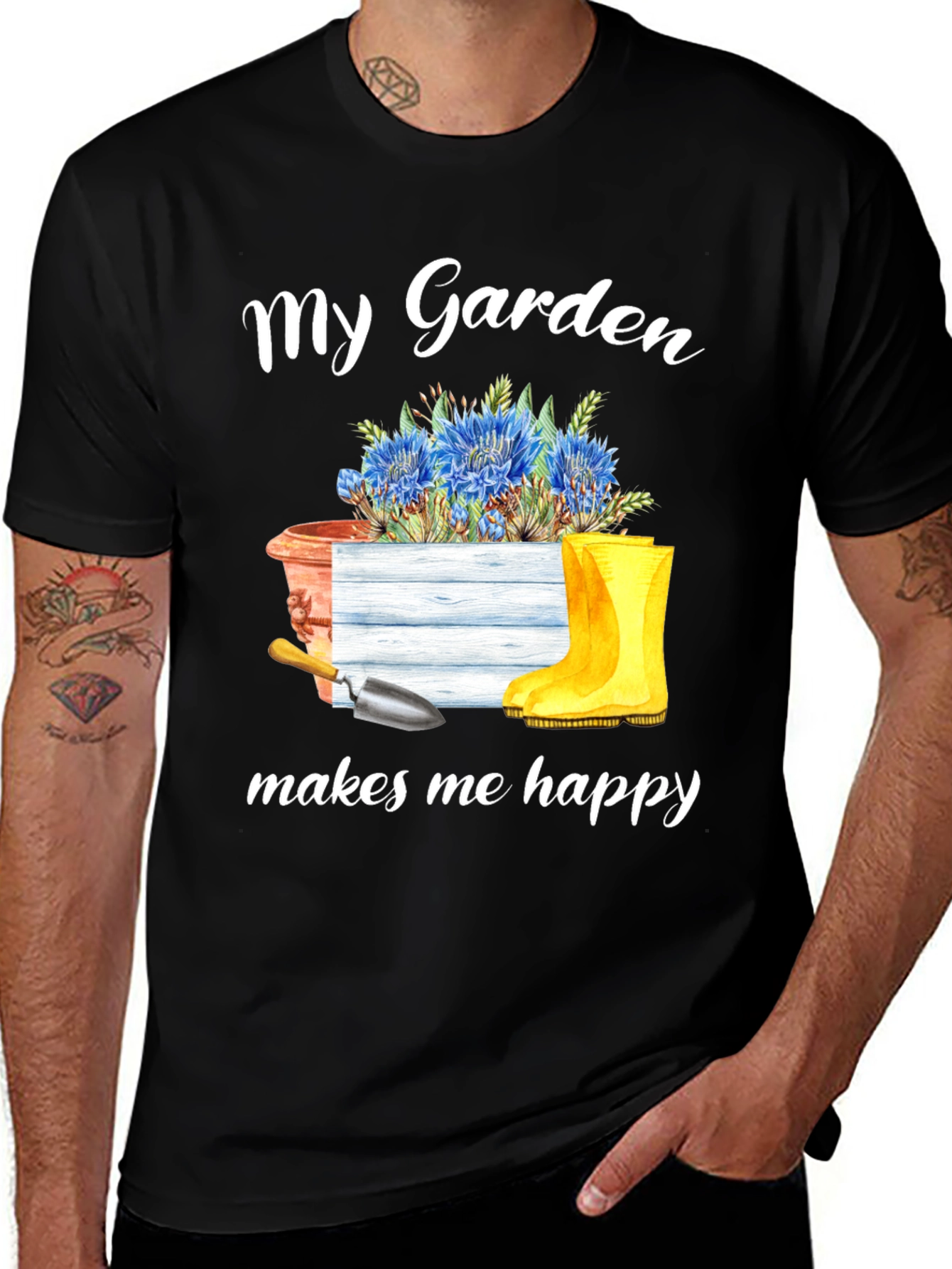 Variant 9 of My Garden Makes Me Happy T-Shirt