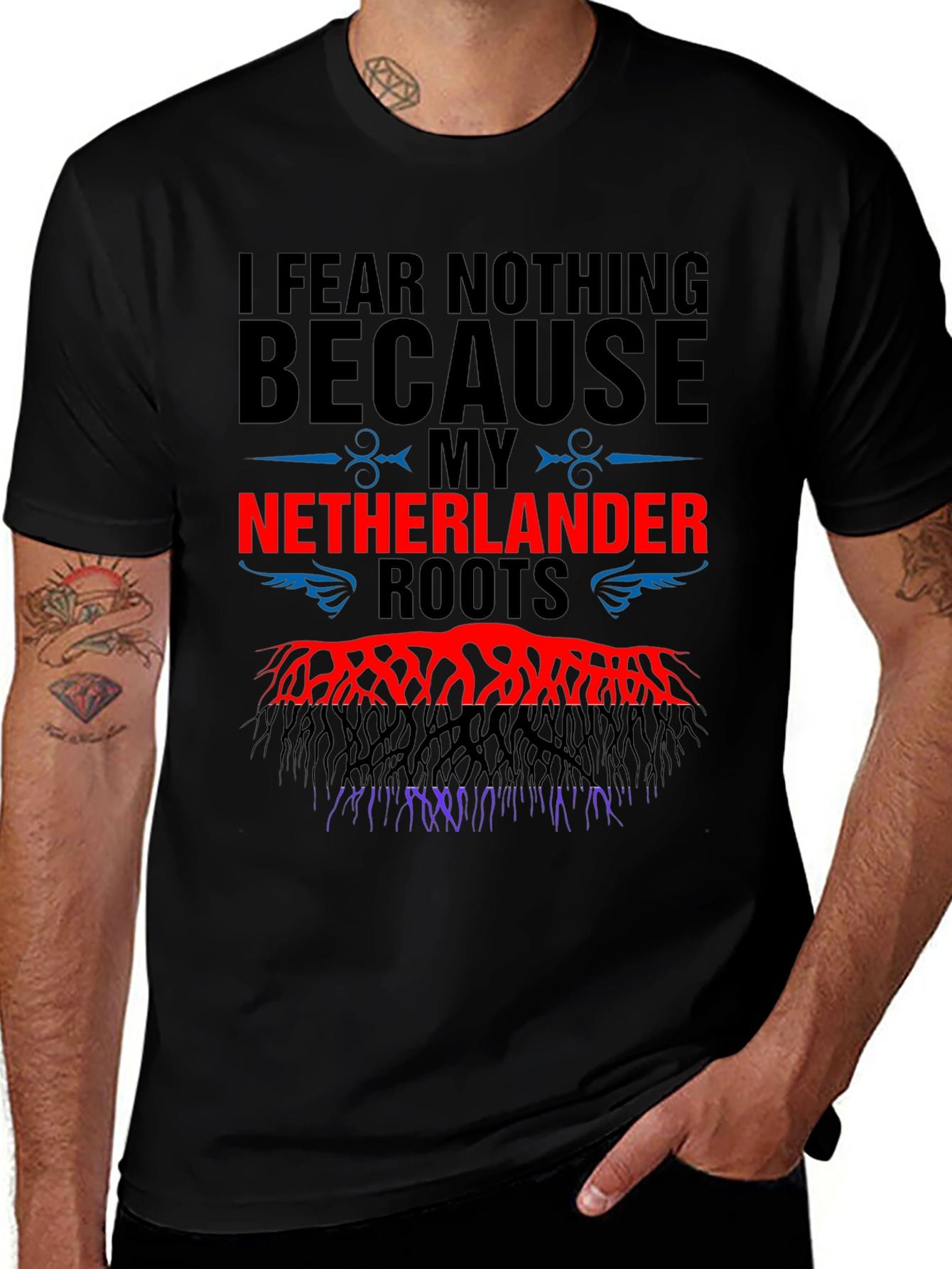 Netherlander Roots Graphic T-Shirt