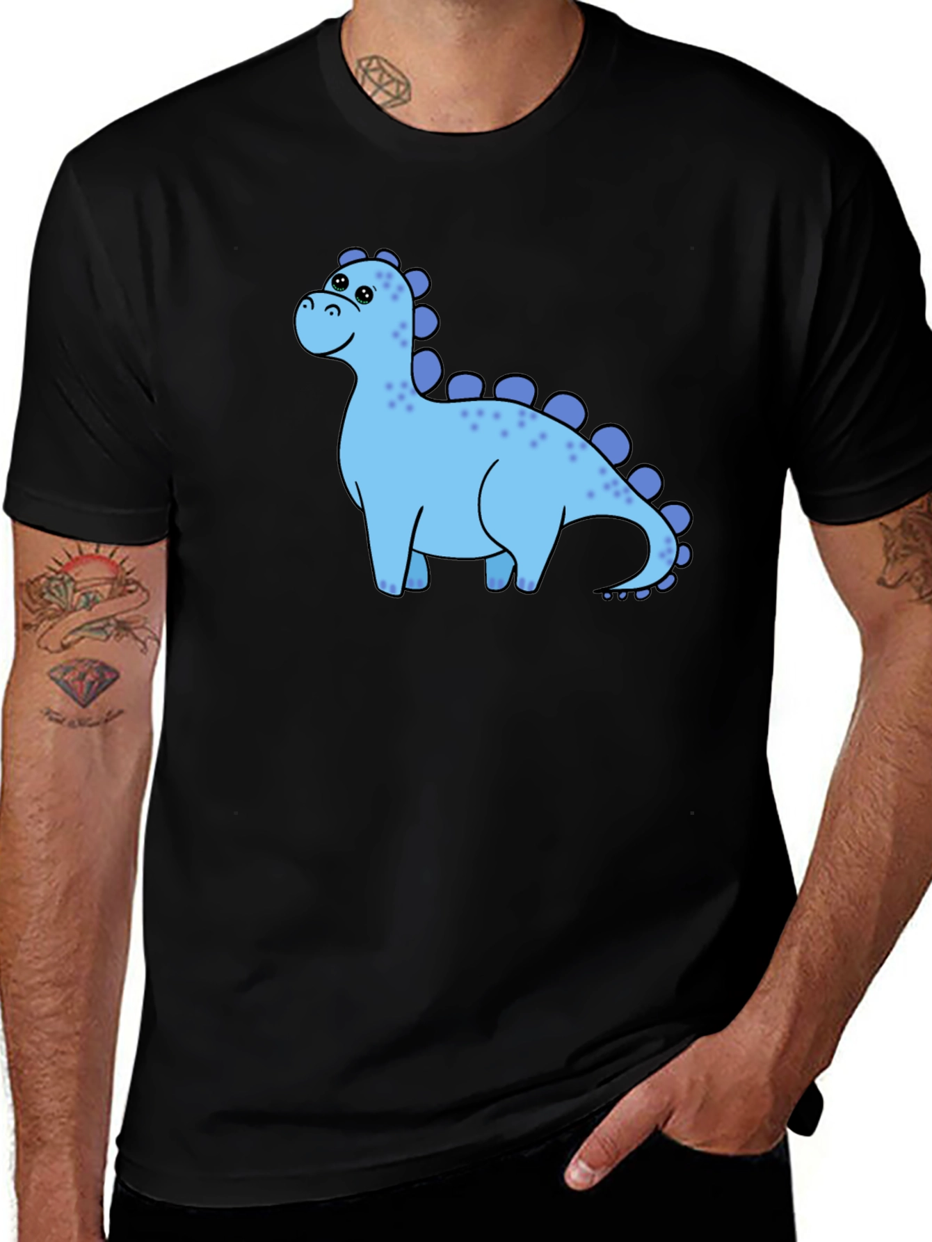 Black Dino-mite Black T-Shirt main image