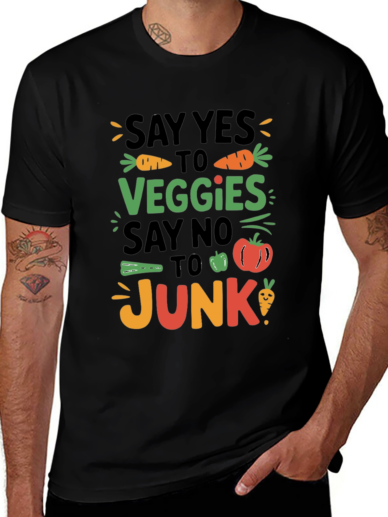 Variant 30 of Say Yes to Veggies Graphic Tee
