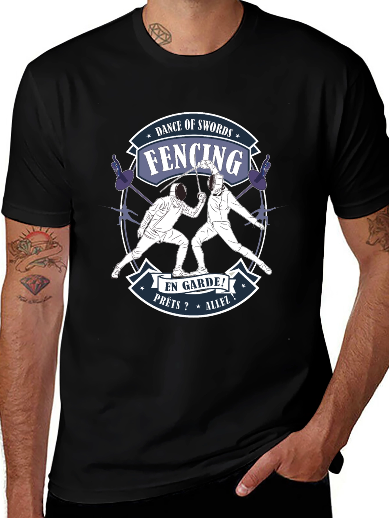 Variant 18 of Fencing Dance of Swords Graphic Tee