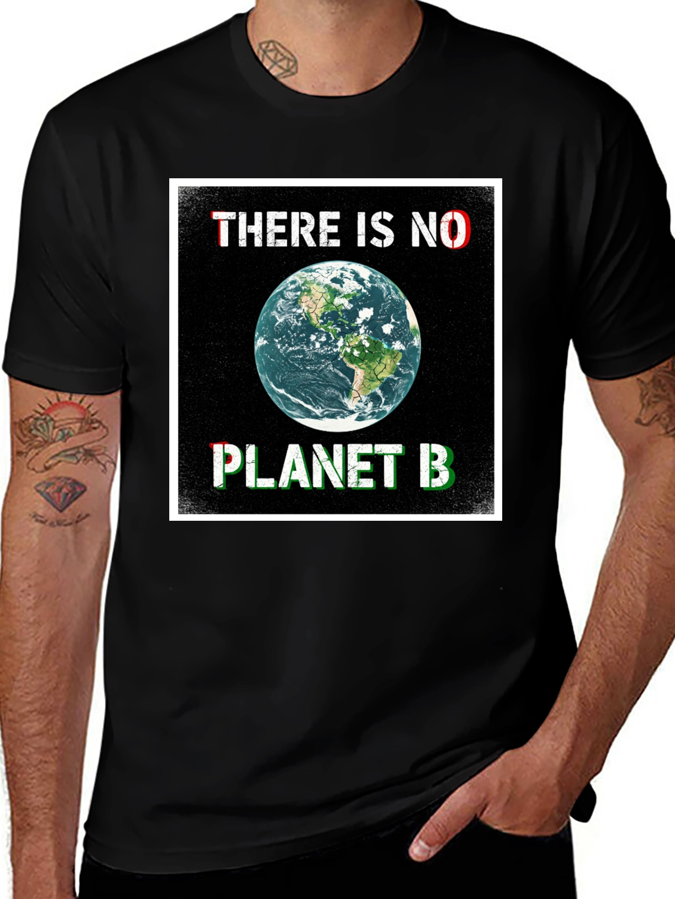 Variant 17 of No Planet B Graphic T-Shirt - Earth Day Apparel
