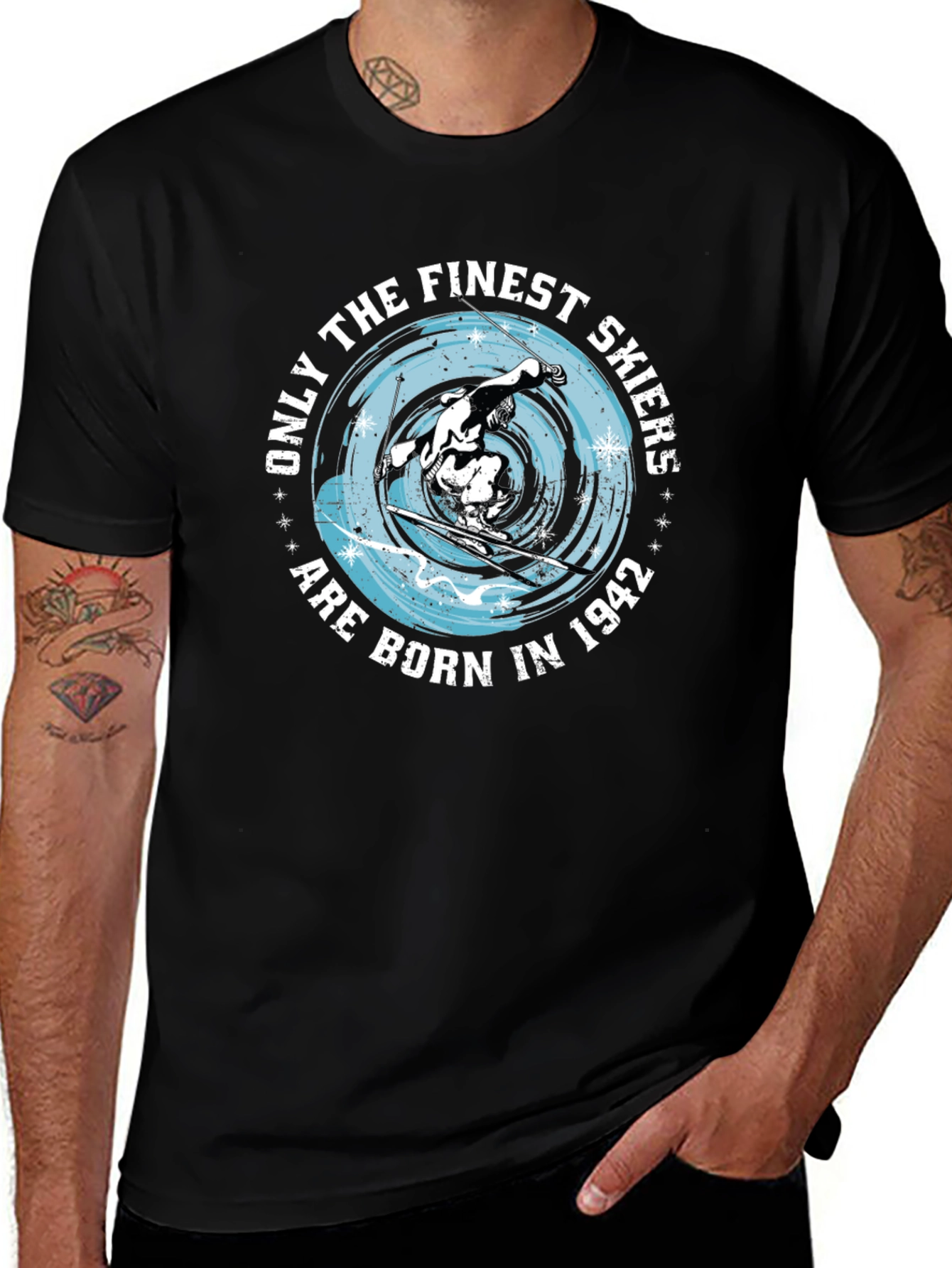 Variant 22 of Finest Skiers Born in 1942 T-Shirt