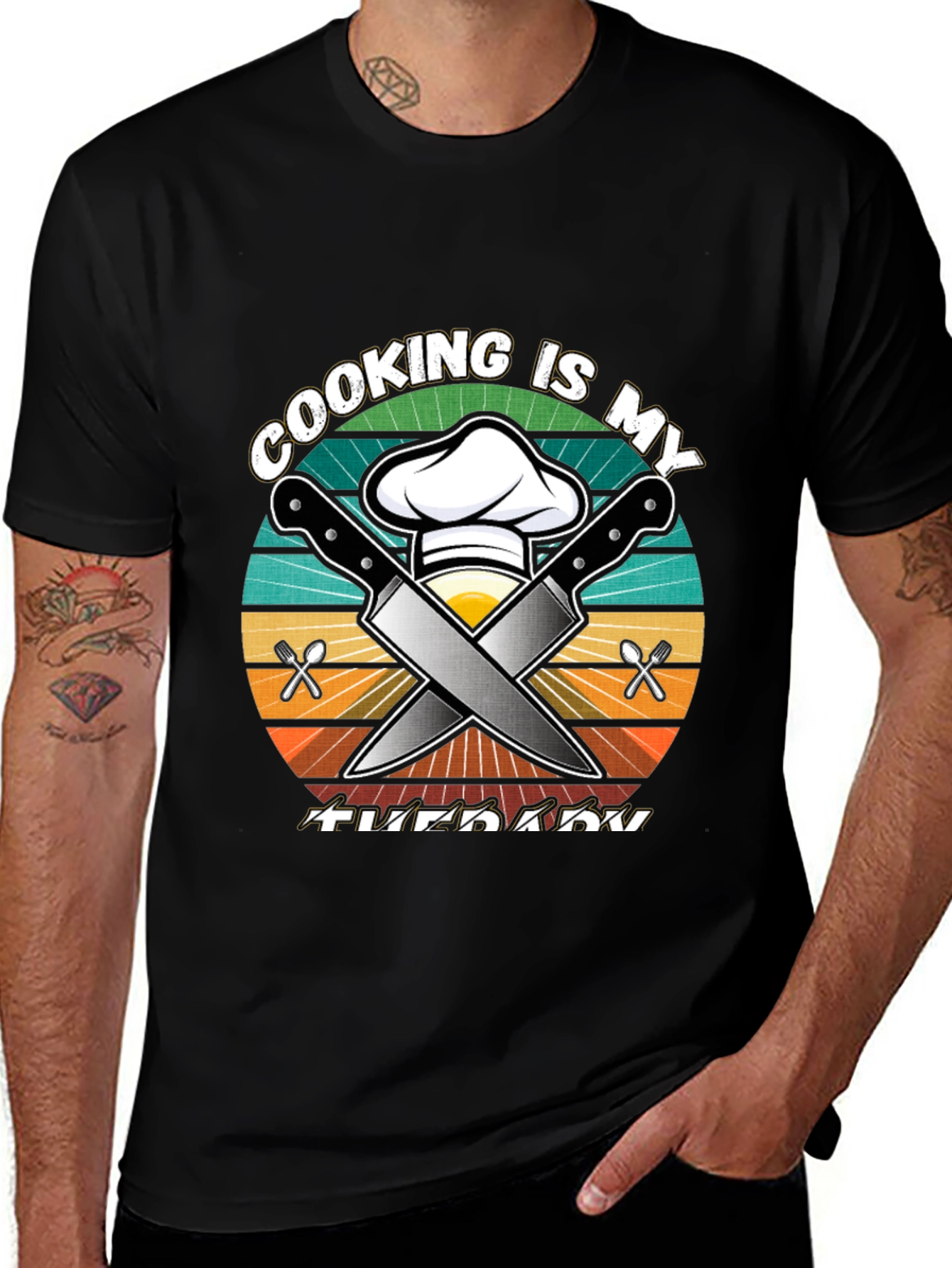 Variant 28 of Cooking is My Therapy Graphic Tee