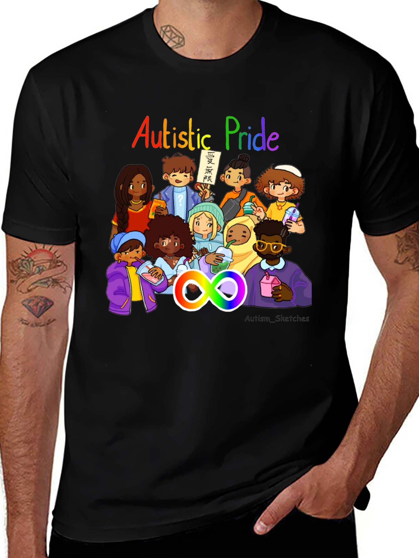 Variant 20 of Autistic Pride Graphic T-Shirt