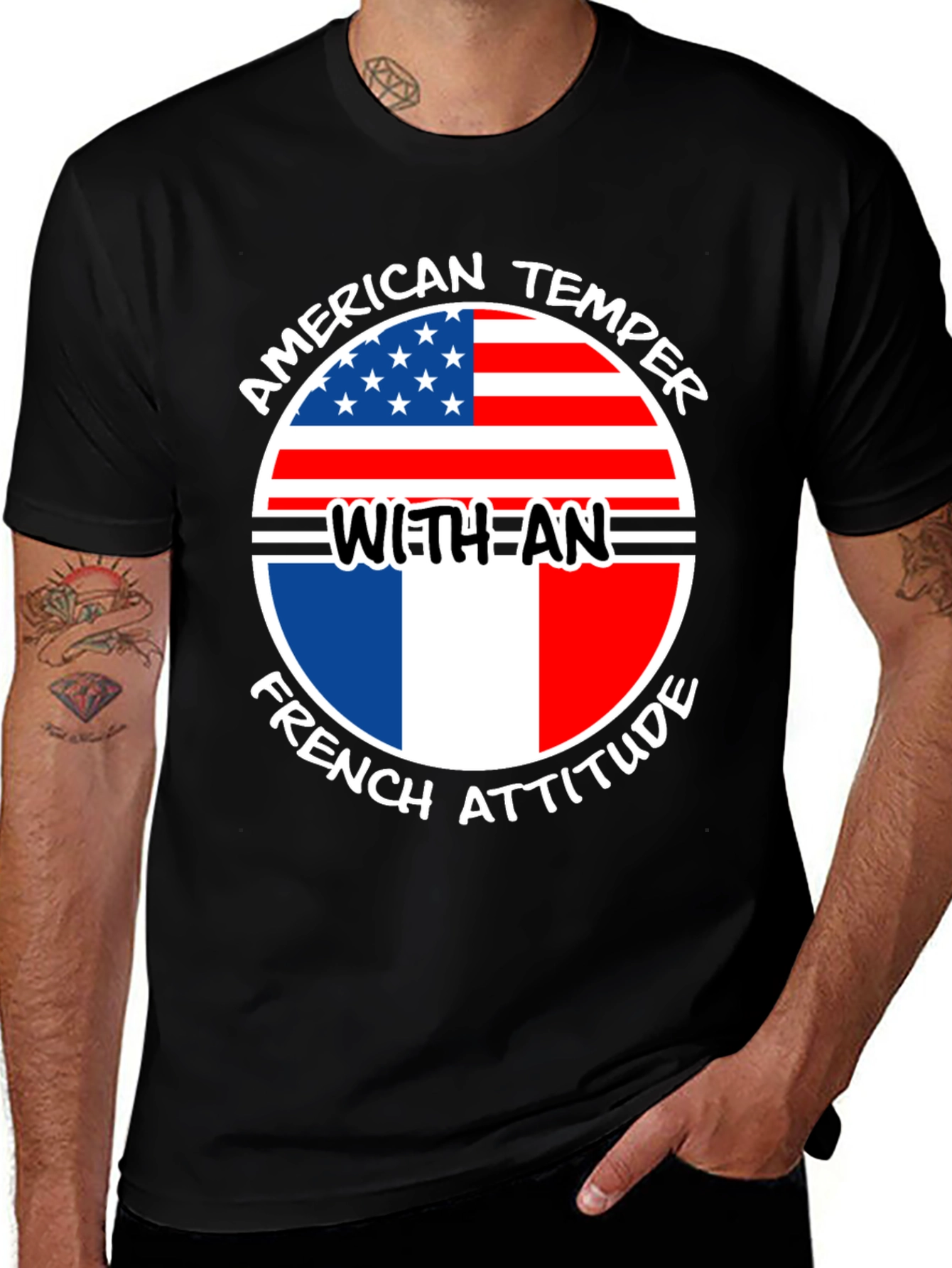 Variant 11 of American Temper French Attitude T-Shirt
