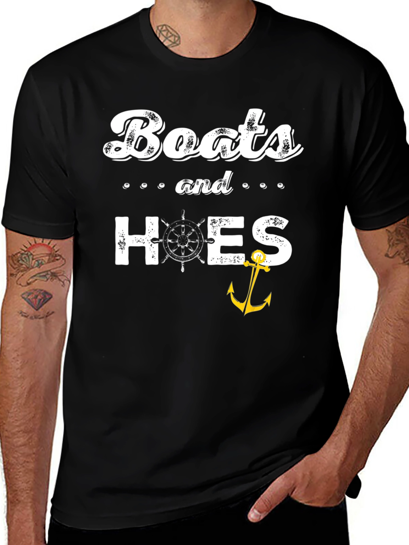 Variant 28 of Boats and Hoes Graphic T-Shirt