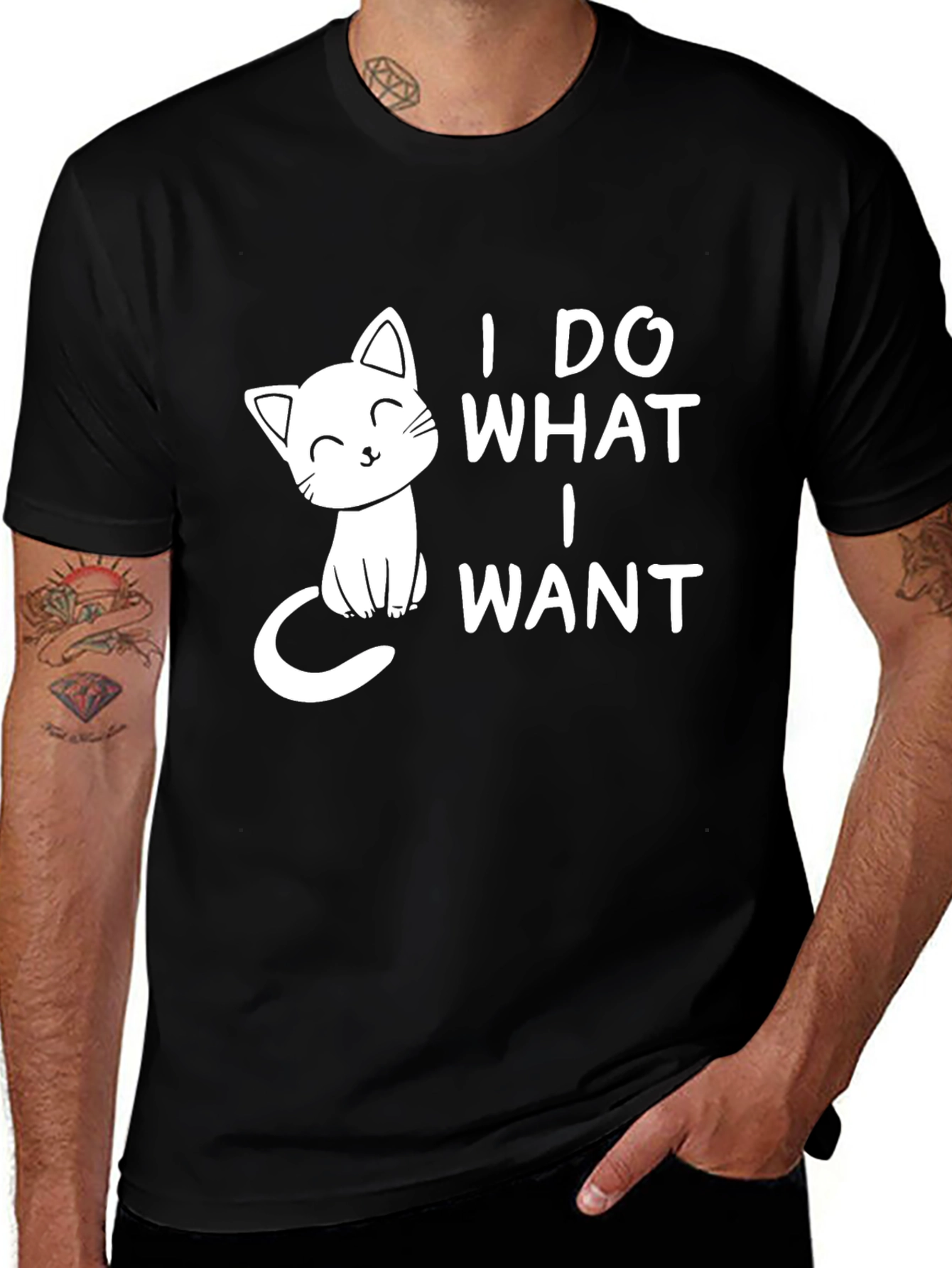 Variant 7 of I Do What I Want Cat T-Shirt