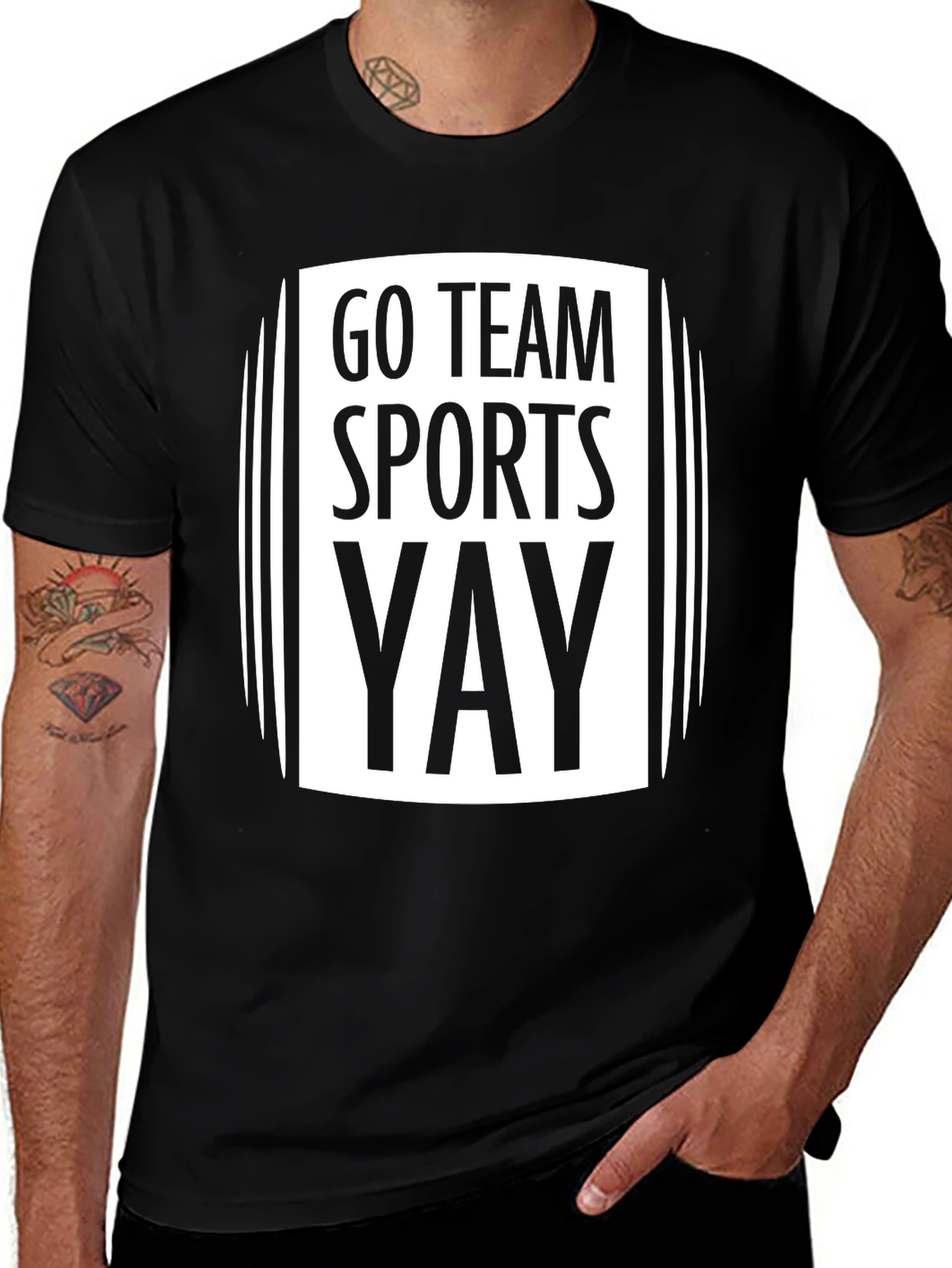 Variant 27 of Go Team Sports Yay Graphic Tee