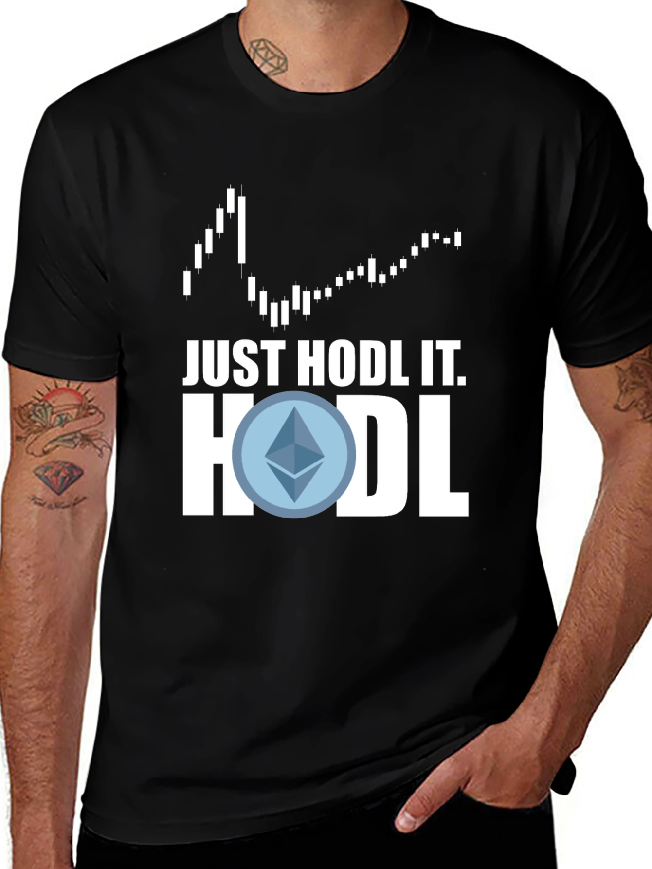 Variant 8 of Just Hodl It! Crypto Tee