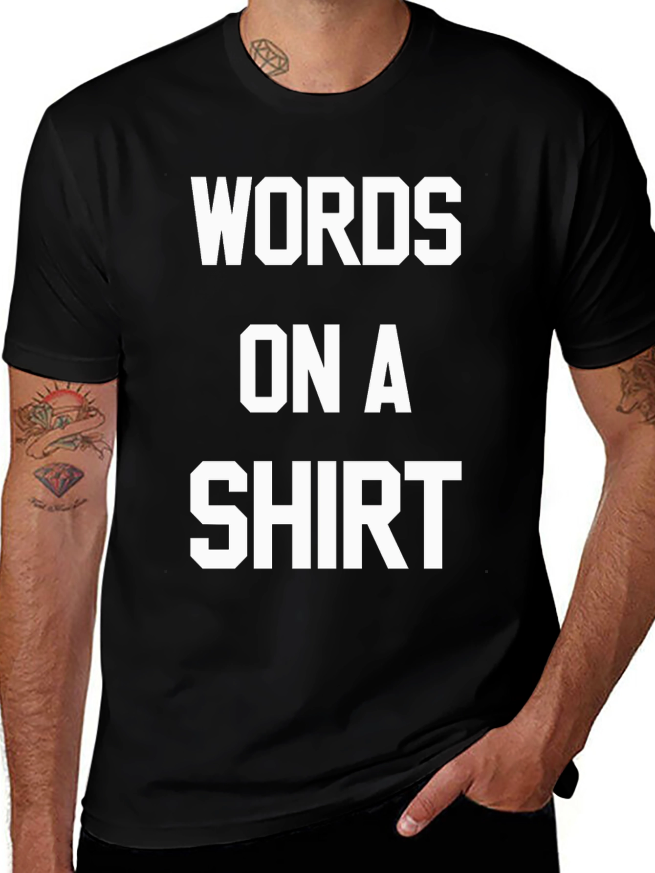 Variant 13 of Words on a Shirt - Funny Graphic Tee