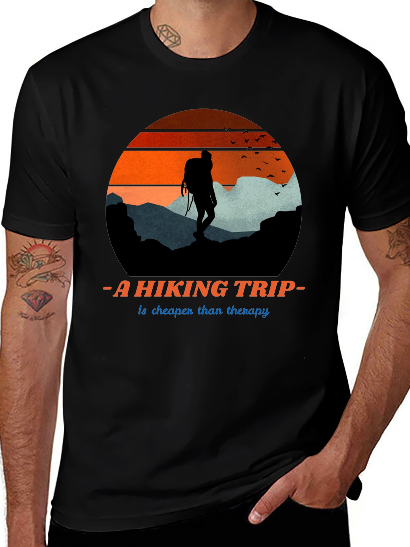 Variant 29 of Hiking Trip Therapy T-Shirt