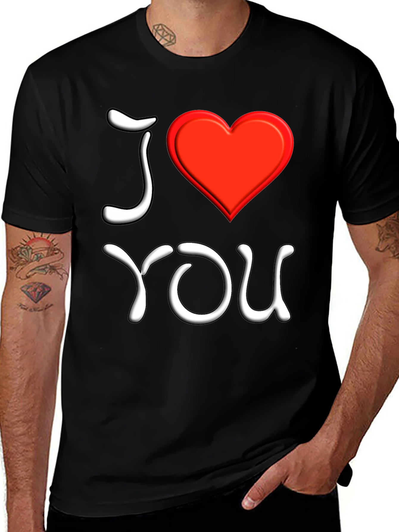 Variant 15 of I Heart You Graphic T-Shirt