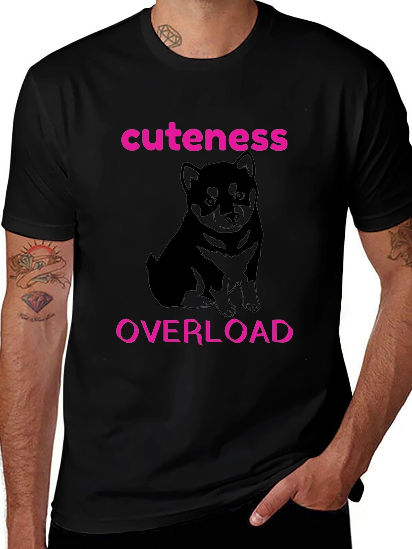 Variant 3 of Cuteness Overload Shiba Inu Graphic T-Shirt