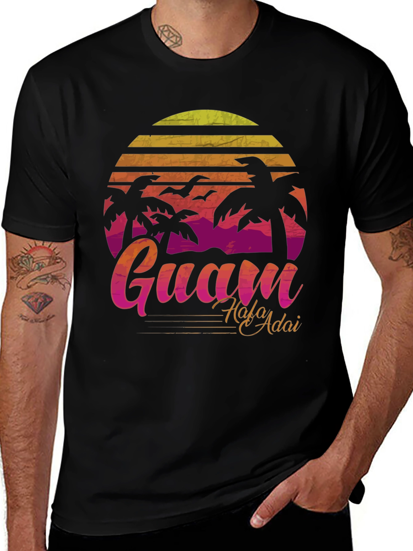 Guam Hafa Adai Sunset T-Shirt