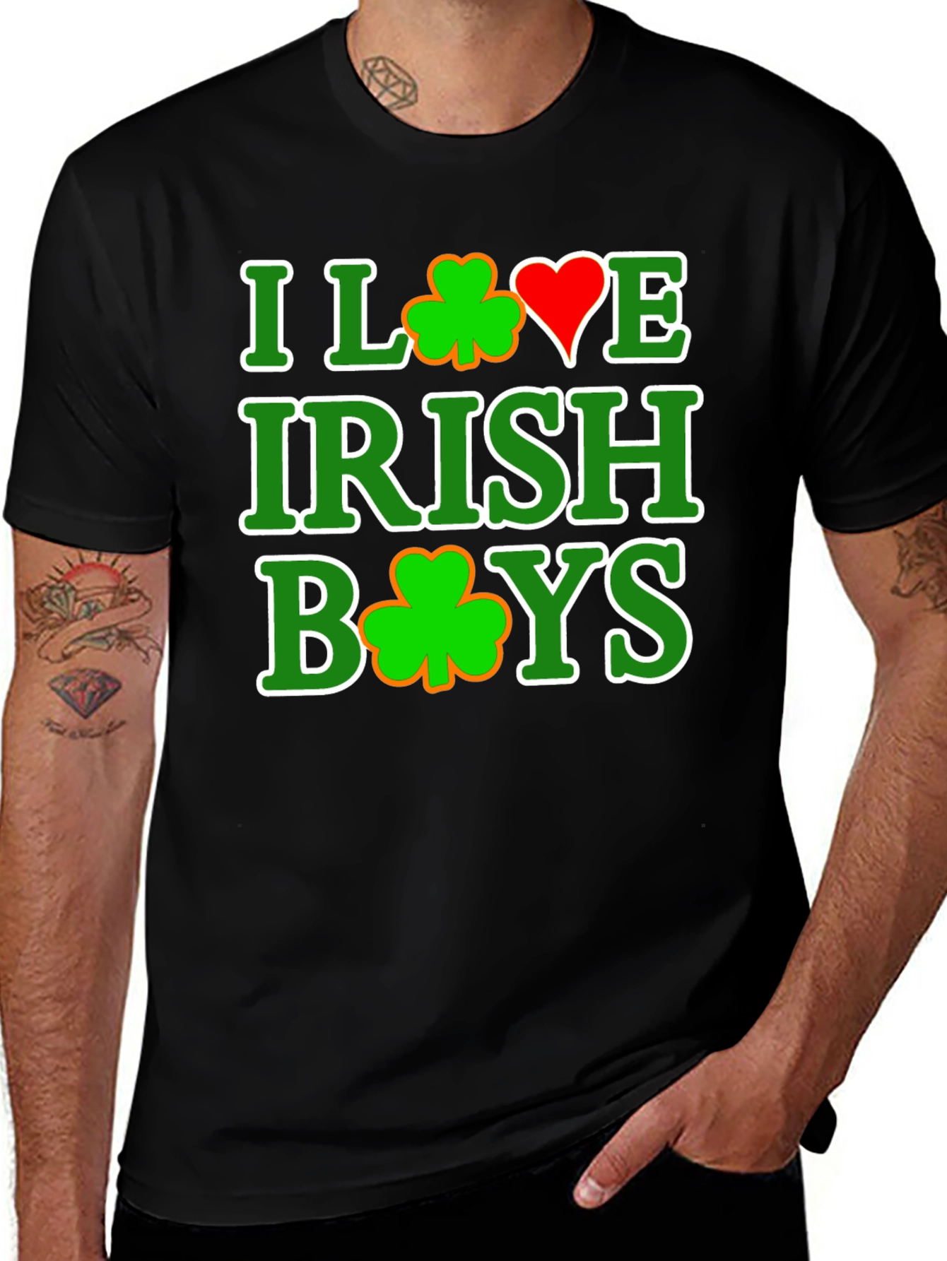Variant 17 of I Love Irish Boys St. Patrick's Day T-Shirt