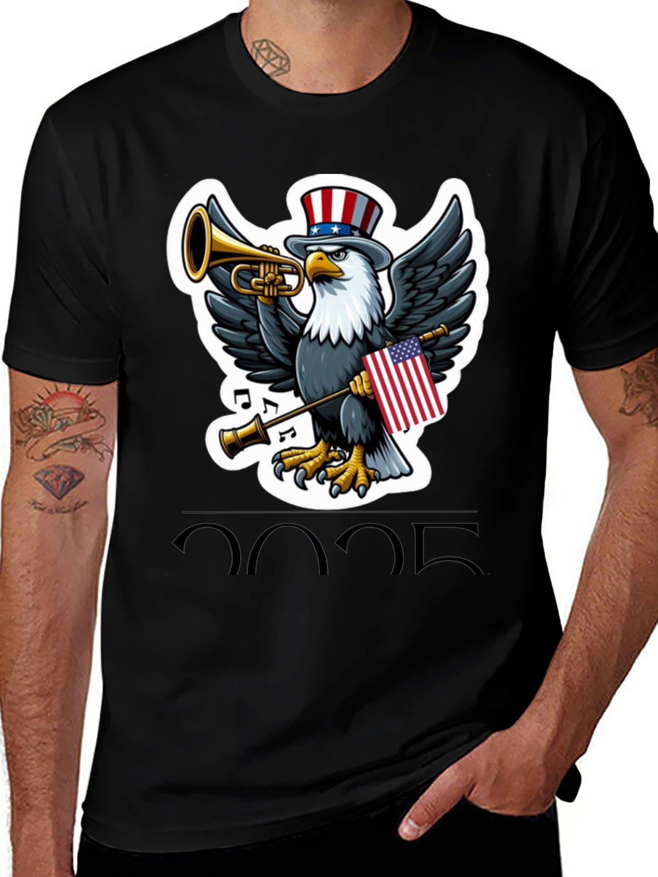 Variant 26 of Patriotic Eagle T-Shirt - USA Pride
