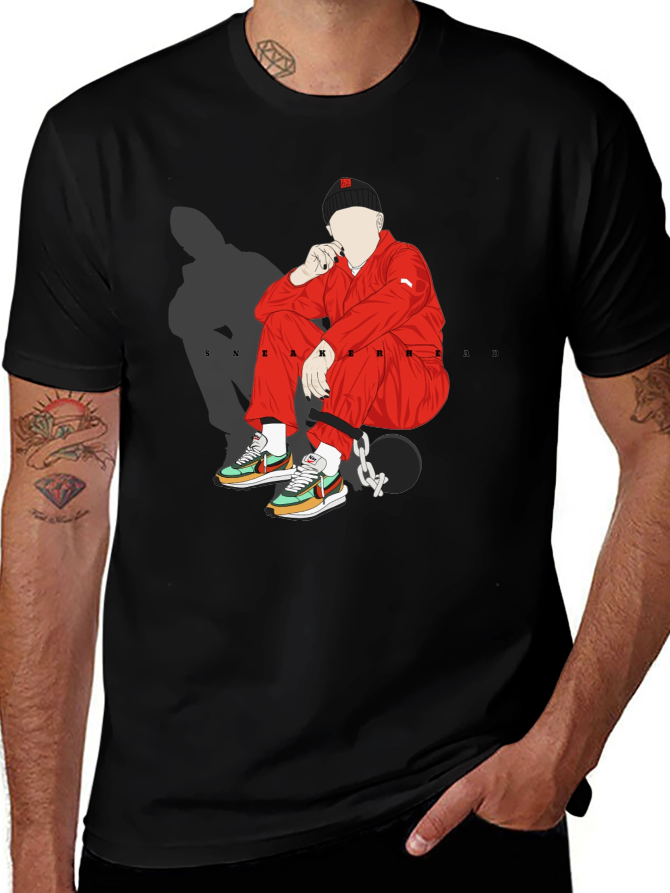 Variant 23 of Sneakerhead Graphic Tee - Bold Style