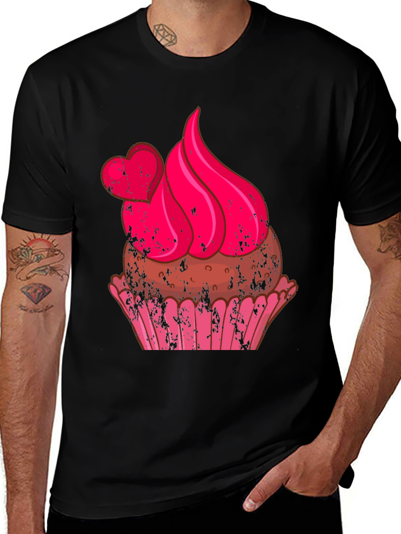 Variant 23 of Sweet Love Cupcake Graphic Tee