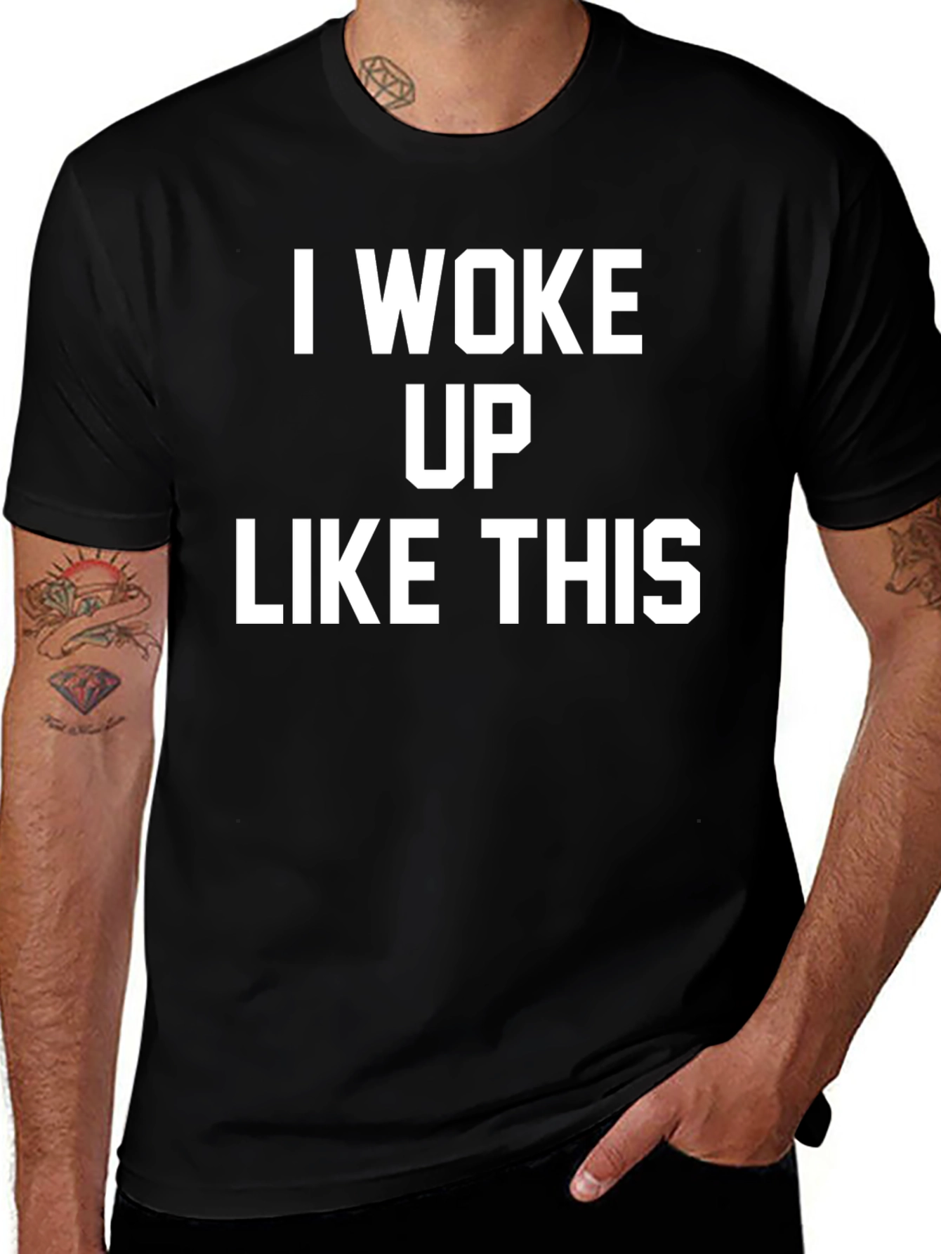 Variant 4 of I Woke Up Like This Graphic Tee