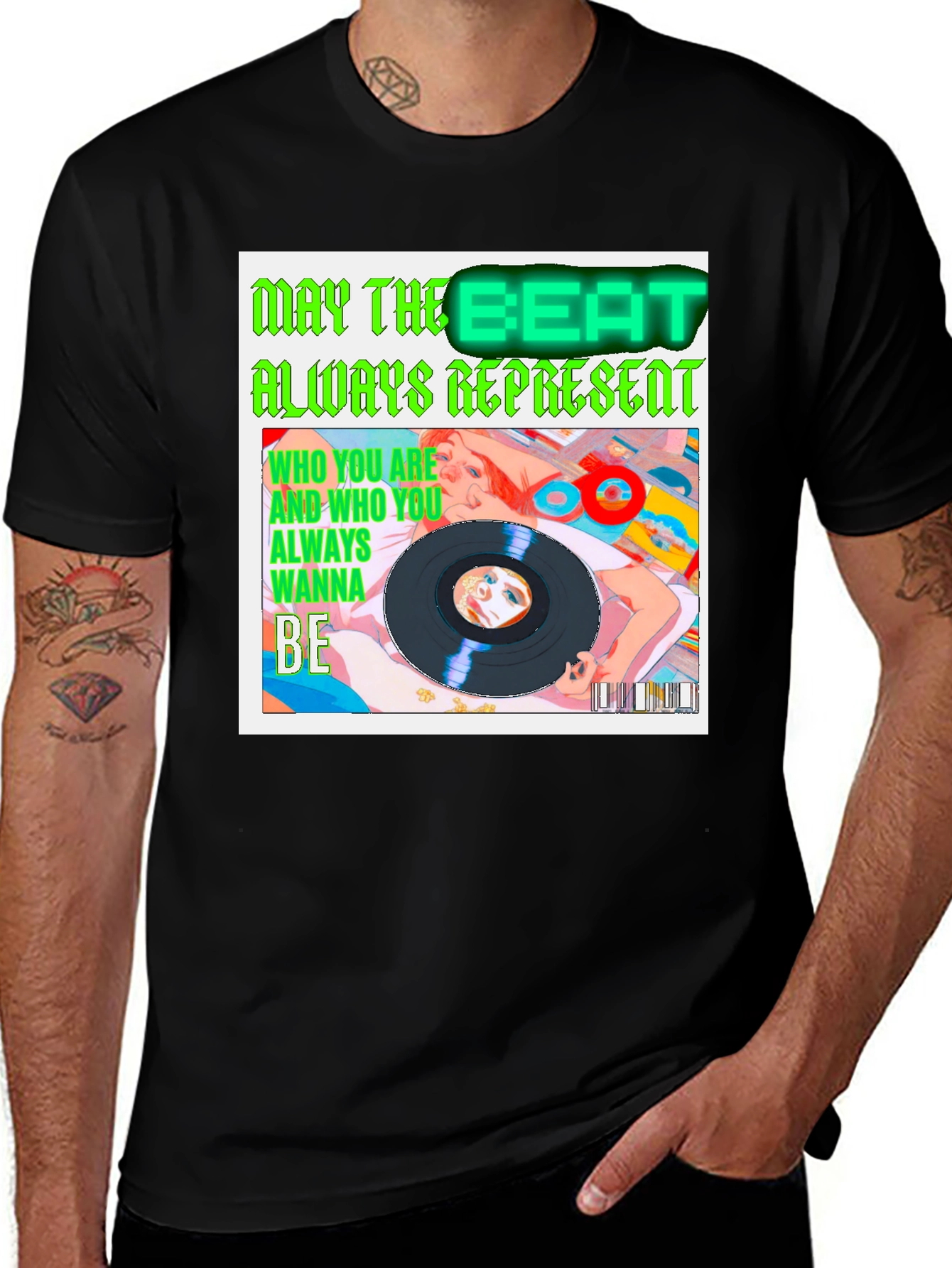 Variant 25 of May the Beat Always Represent T-Shirt