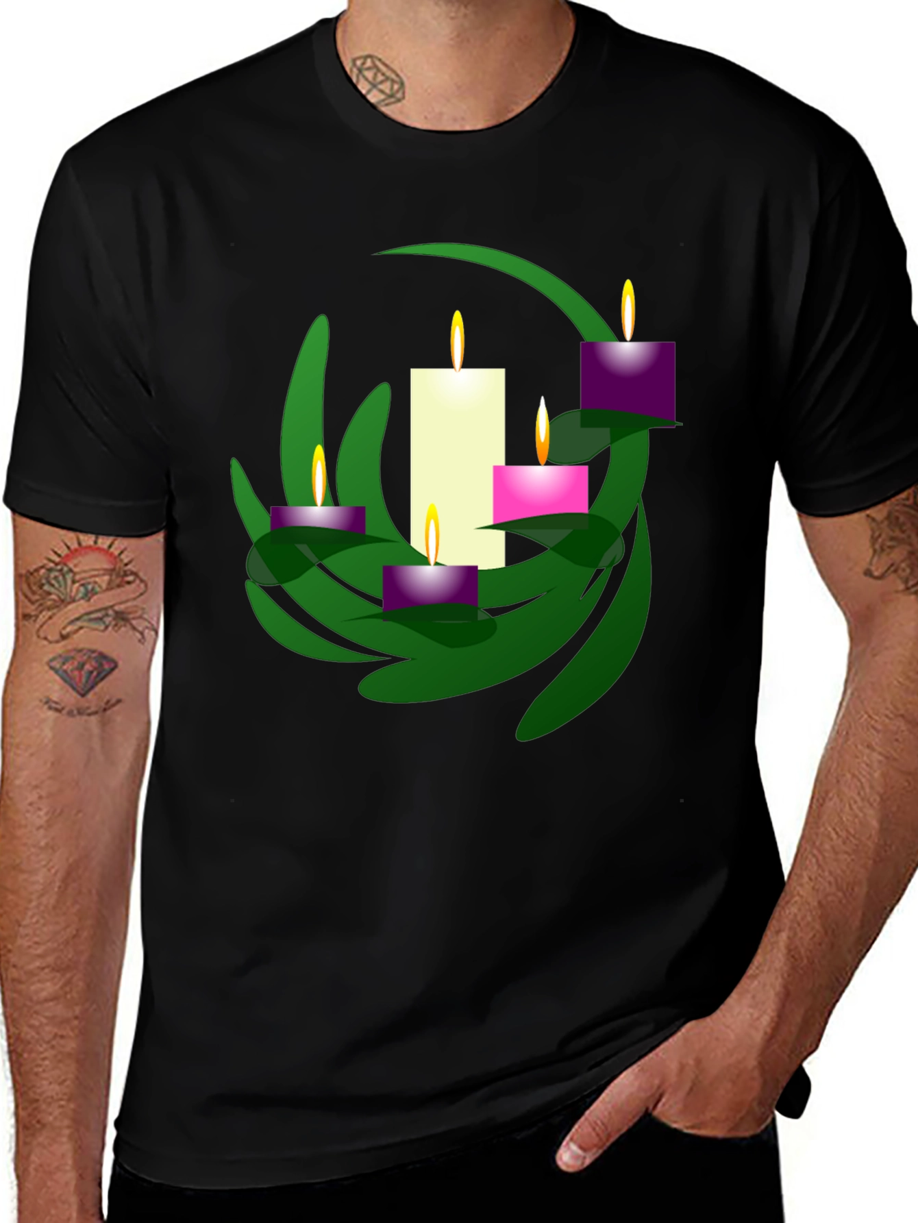 Advent Candles Graphic Tee