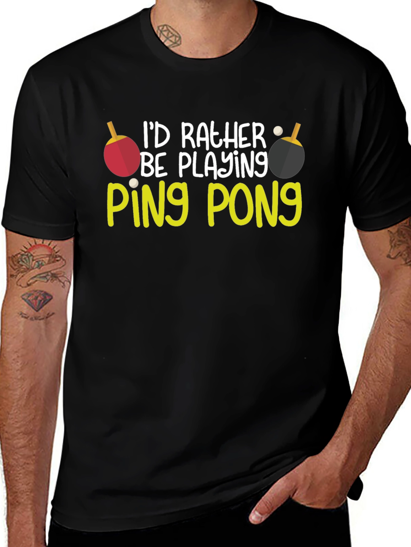 I'd Rather Be Playing Ping Pong T-Shirt