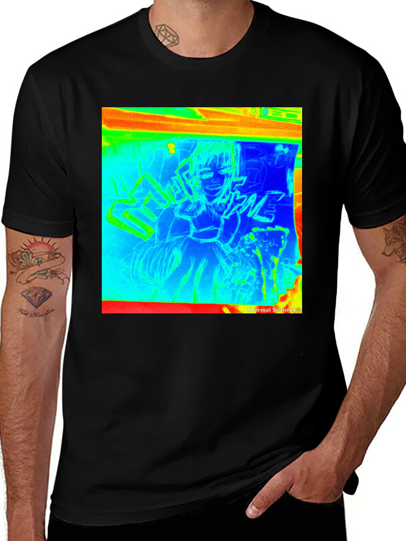 Variant 17 of Thermal Anime Graphic T-Shirt