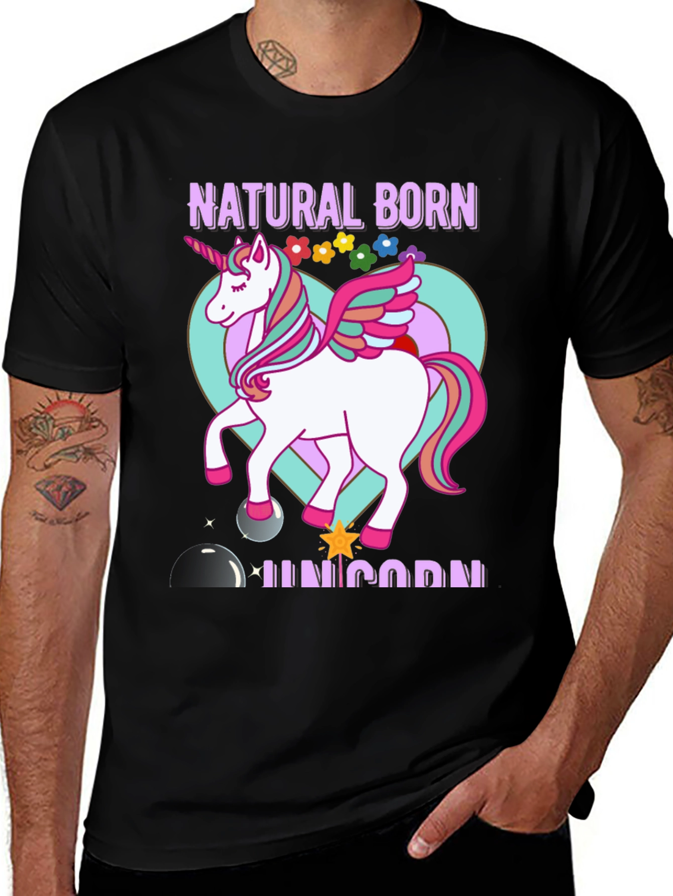 Variant 15 of Natural Born Unicorn T-Shirt