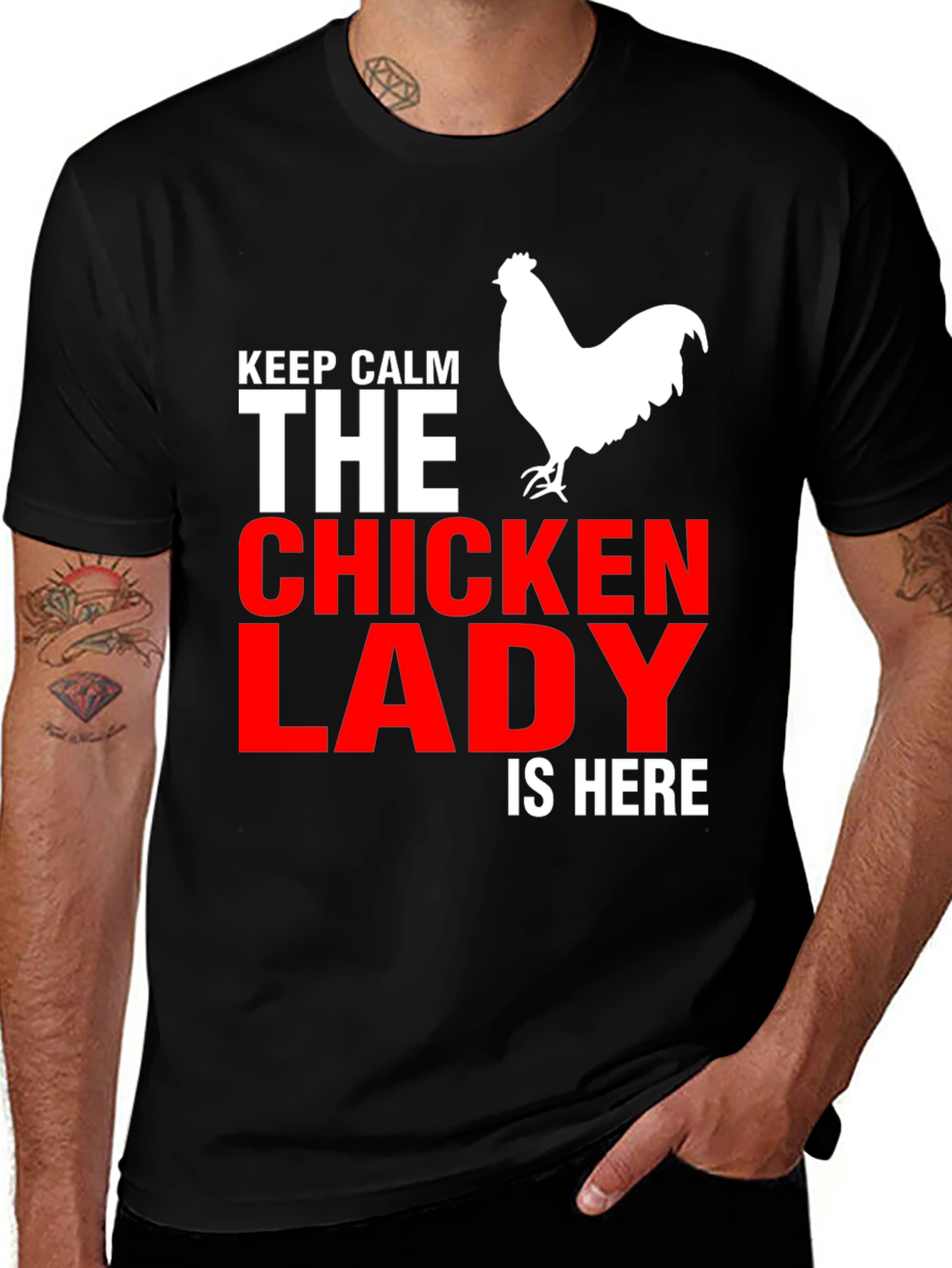 Keep Calm Chicken Lady T-Shirt