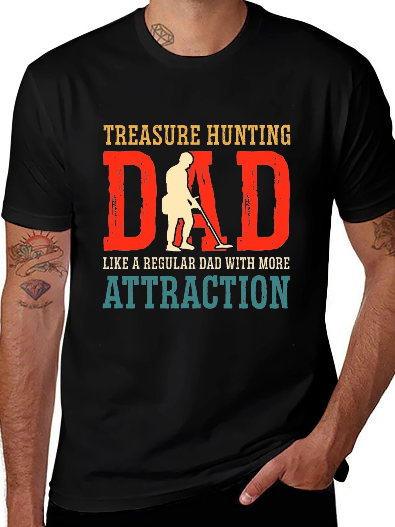 Variant 30 of Treasure Hunting Dad T-Shirt: Unique Gift for Adventurous Dads
