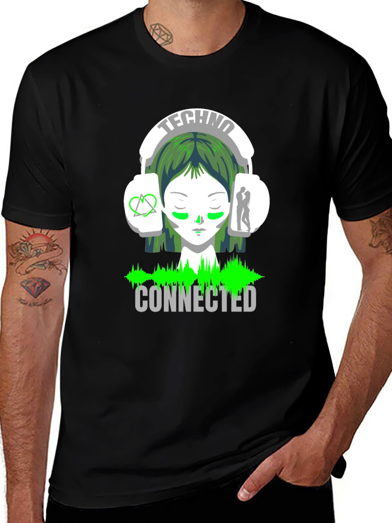 Techno Connected Graphic T-Shirt