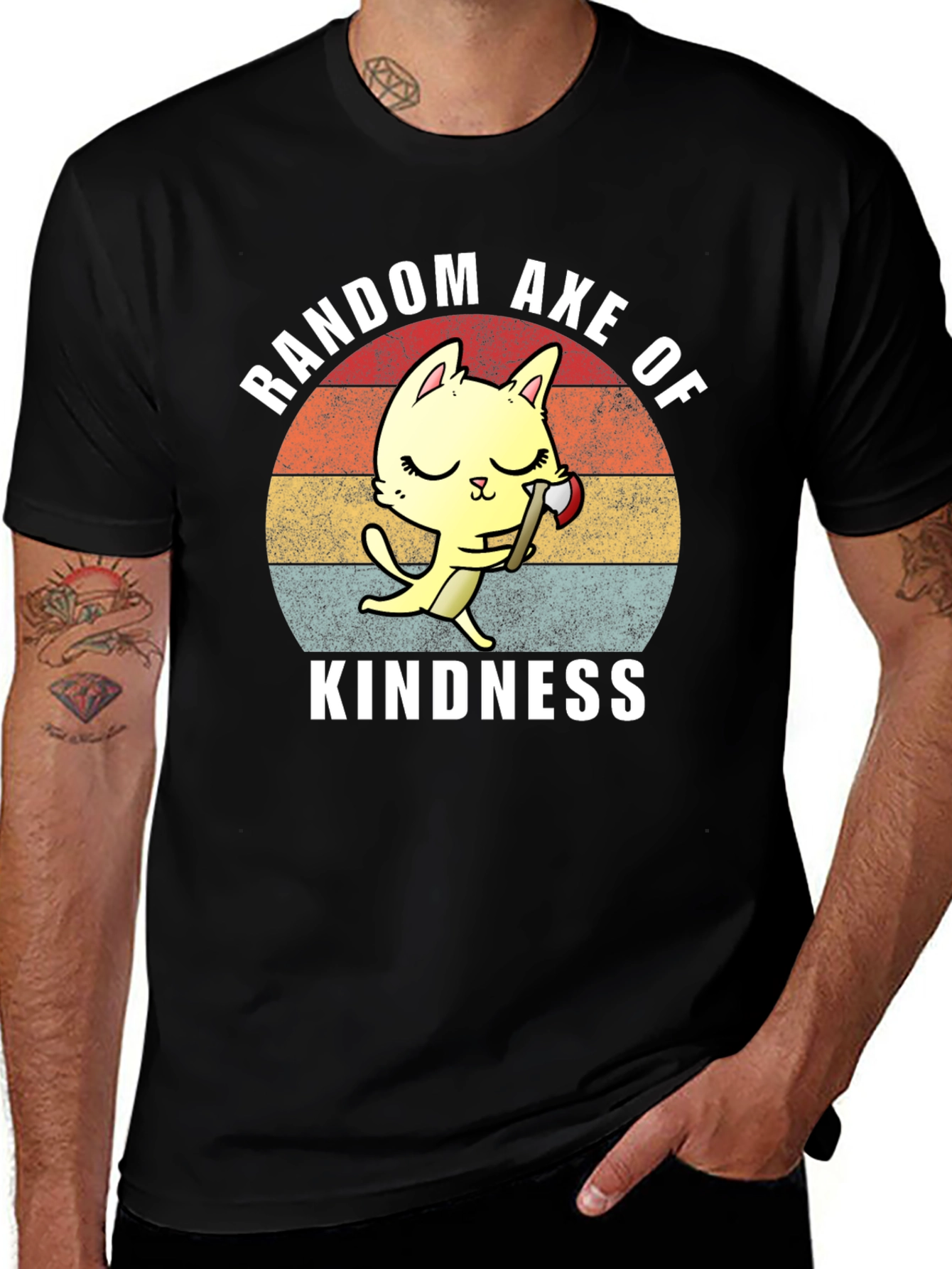 Variant 15 of Random Axe of Kindness Cat T-Shirt