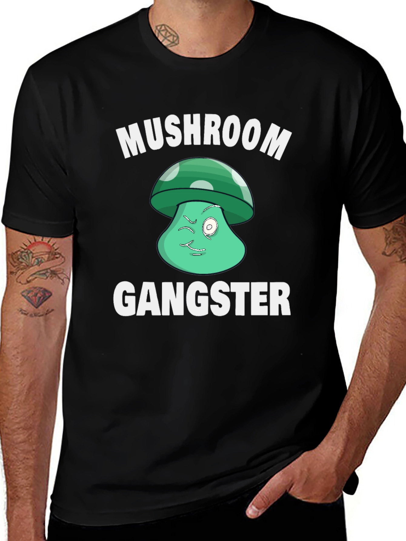 Variant 27 of Mushroom Gangster Graphic T-Shirt