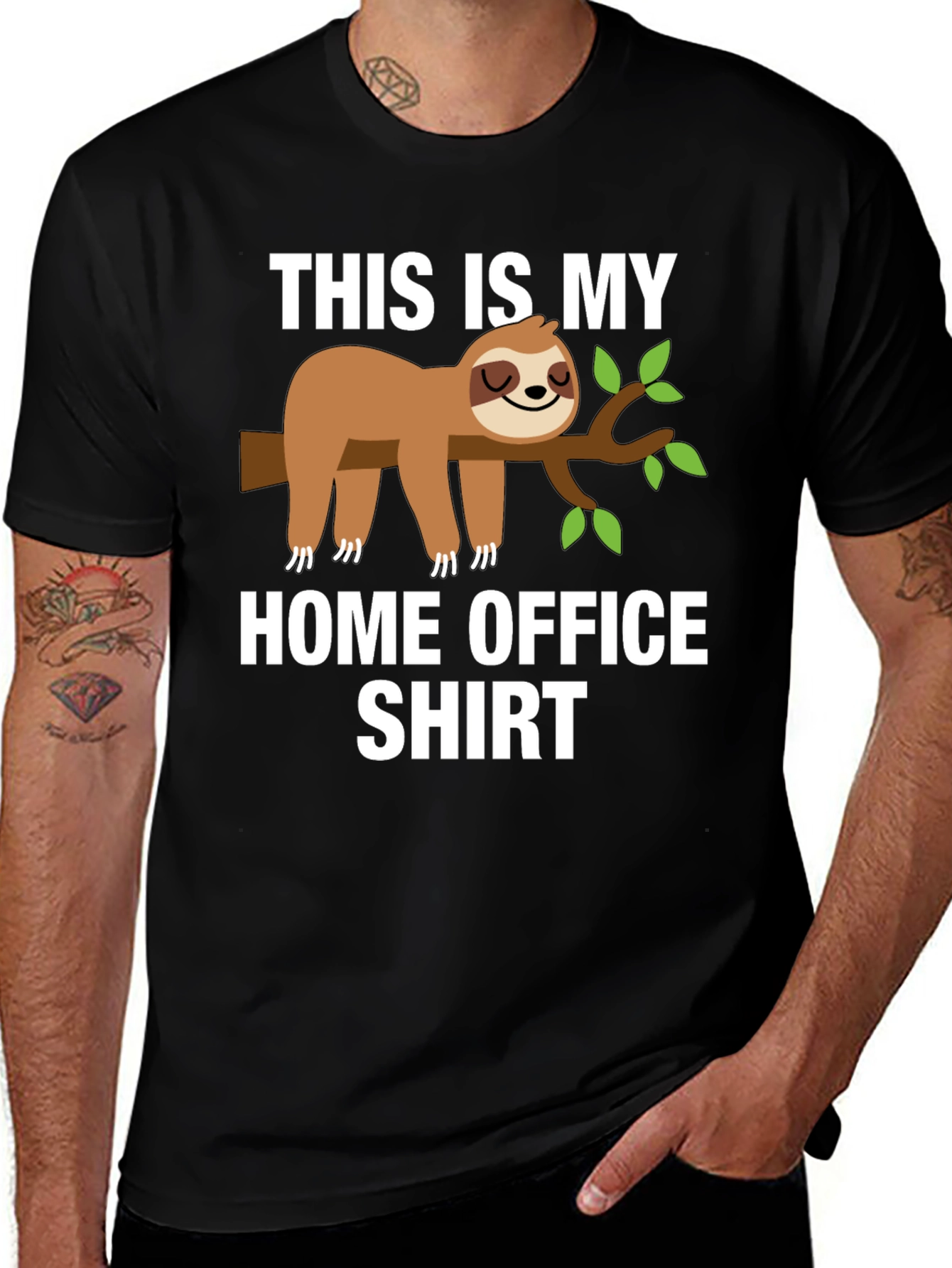 Variant 20 of Home Office Sloth T-Shirt
