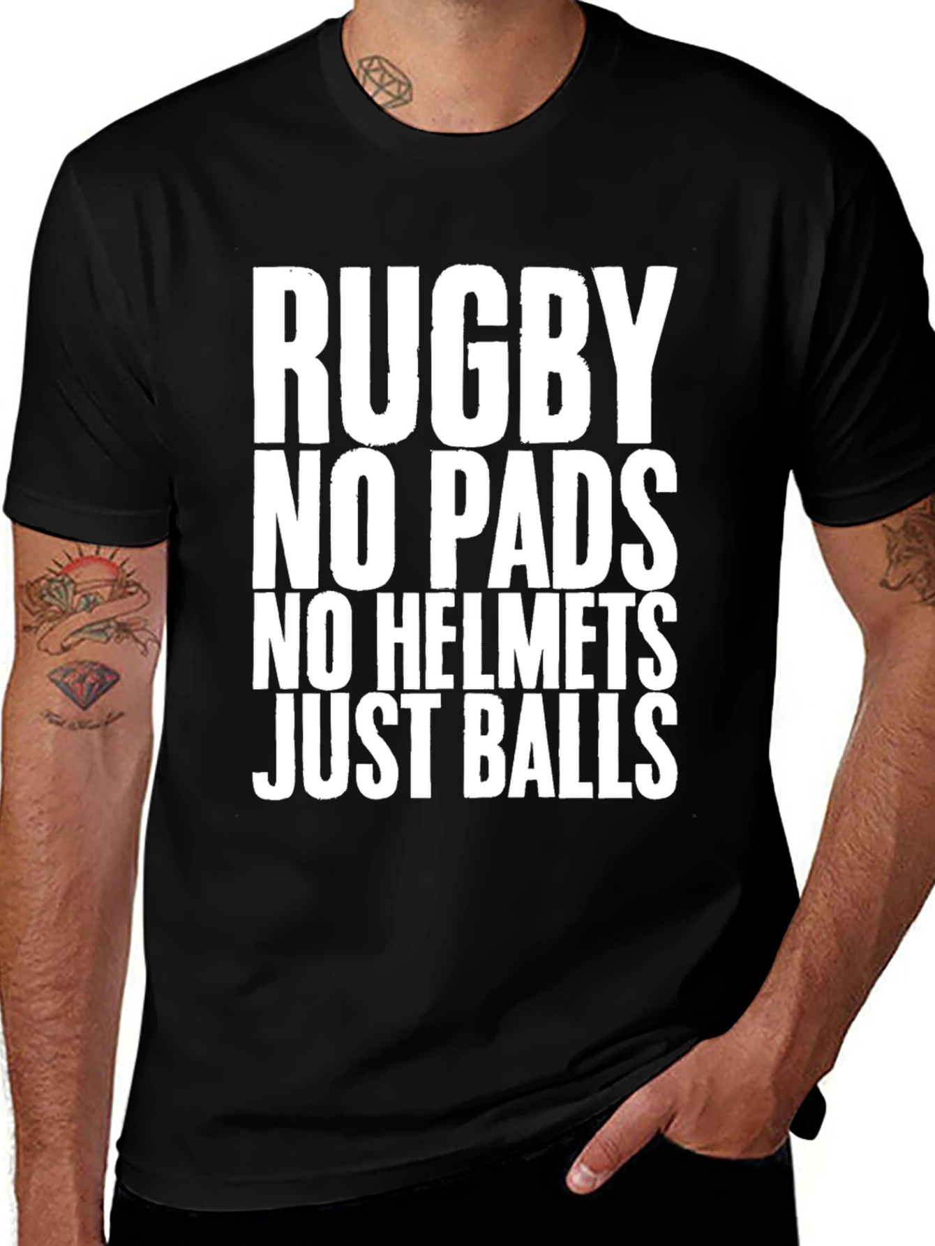 Variant 9 of Rugby No Pads T-Shirt